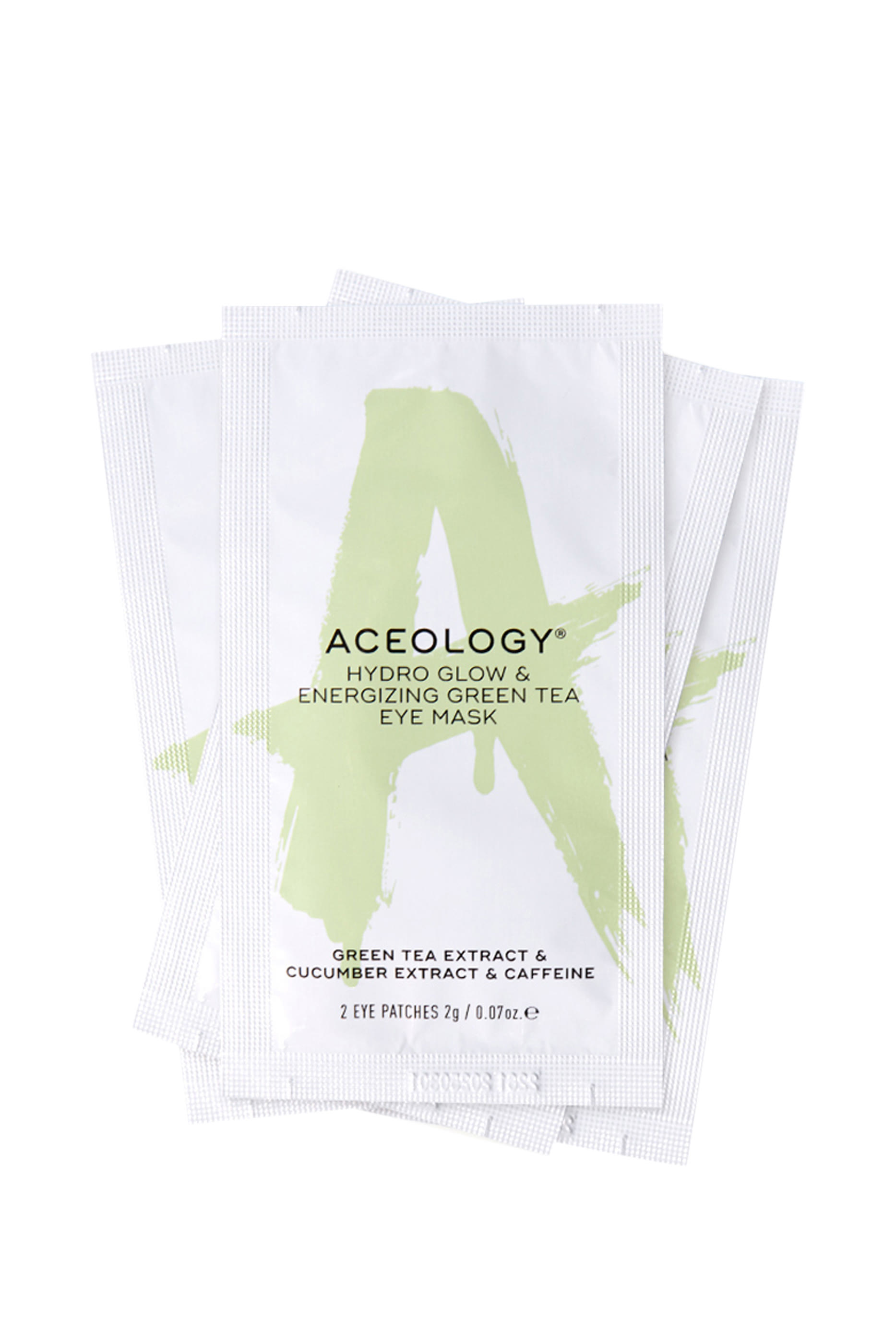 Hydro Glow & Energizing Green Tea Eye Mask, Pack of 4