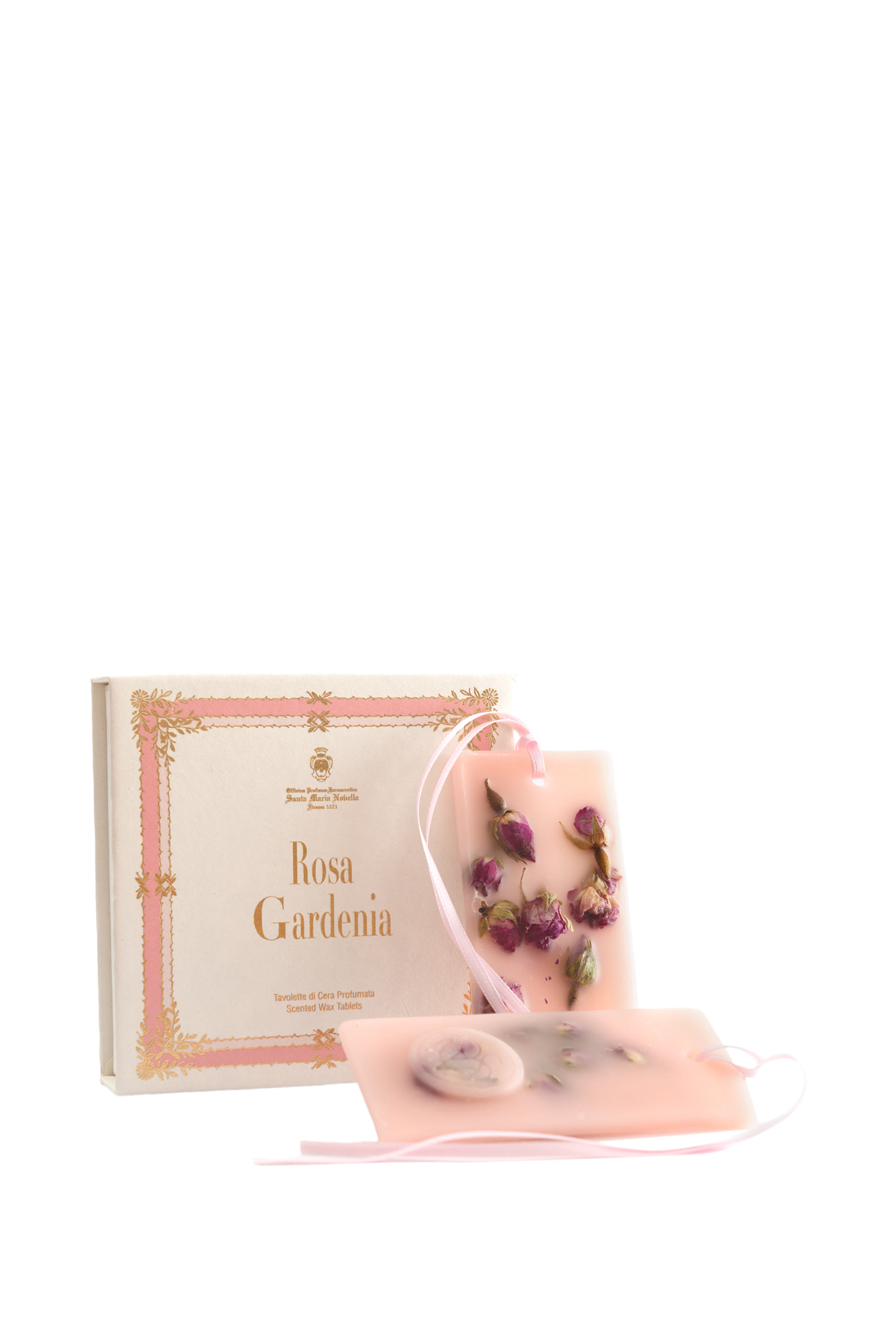 Rosa Gardenia Scented Wax Tablet, Set of 2