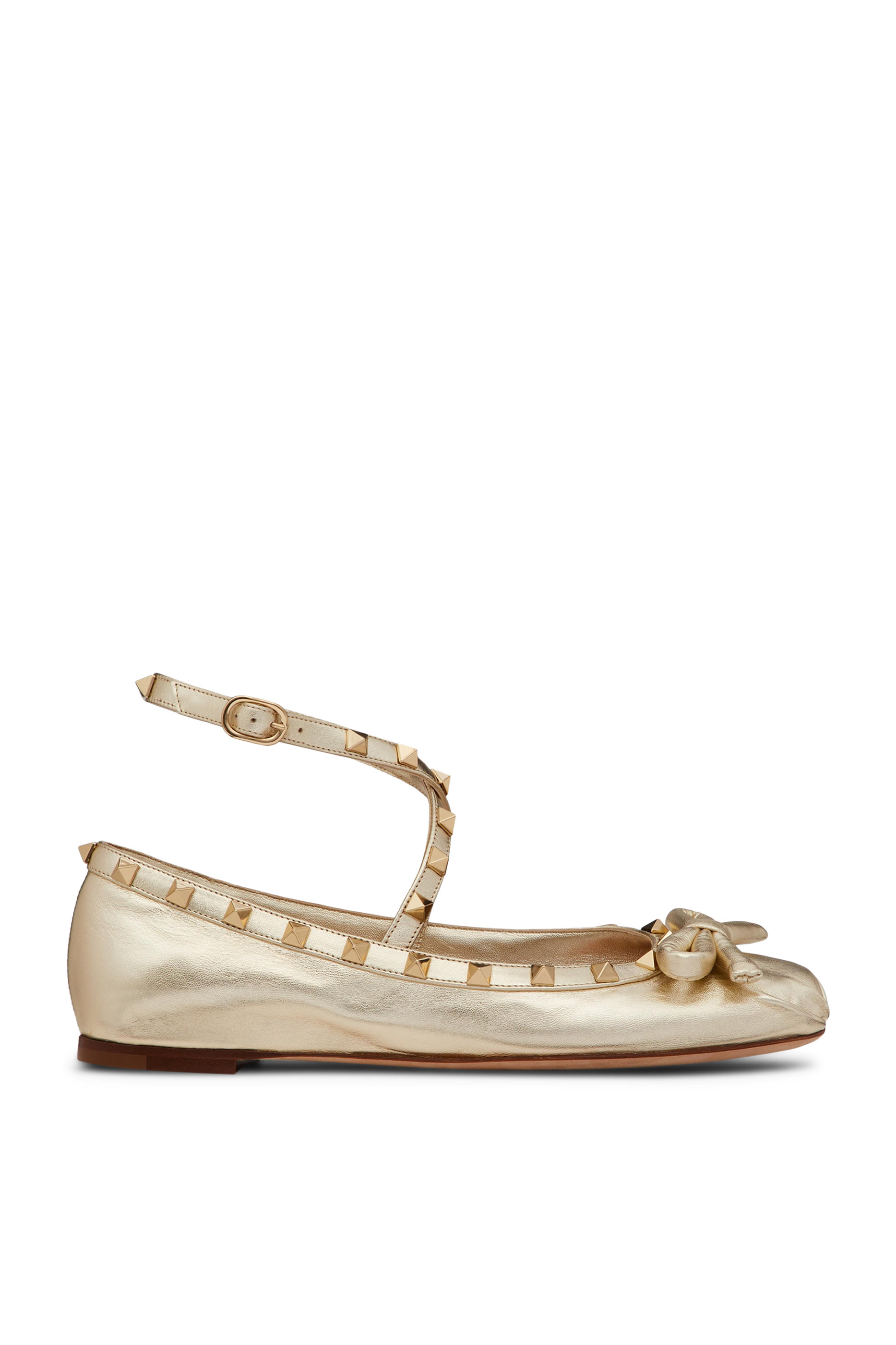Rockstud Ballerina Flats