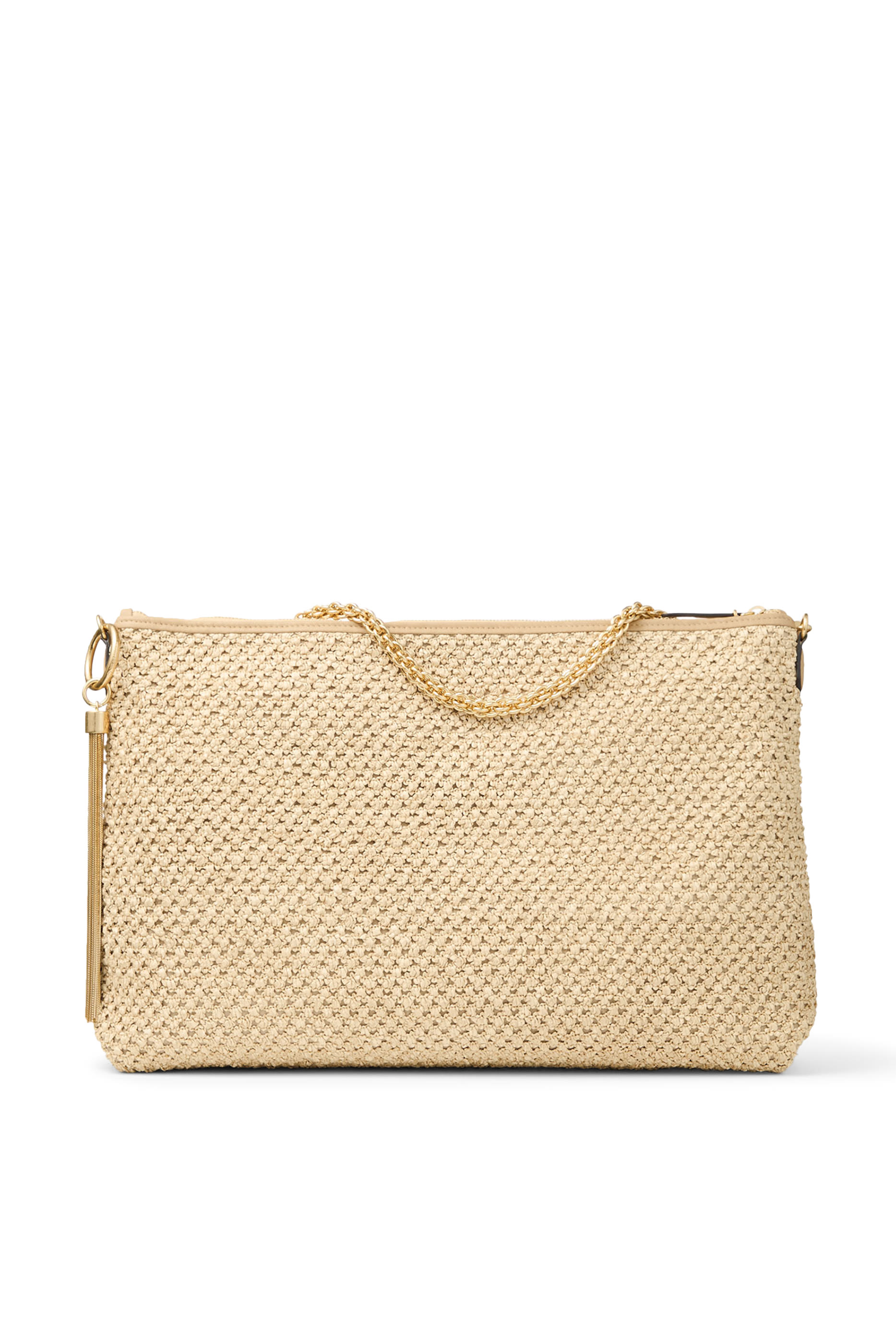 Callie Maxi Raffia Shoulder Bag 
