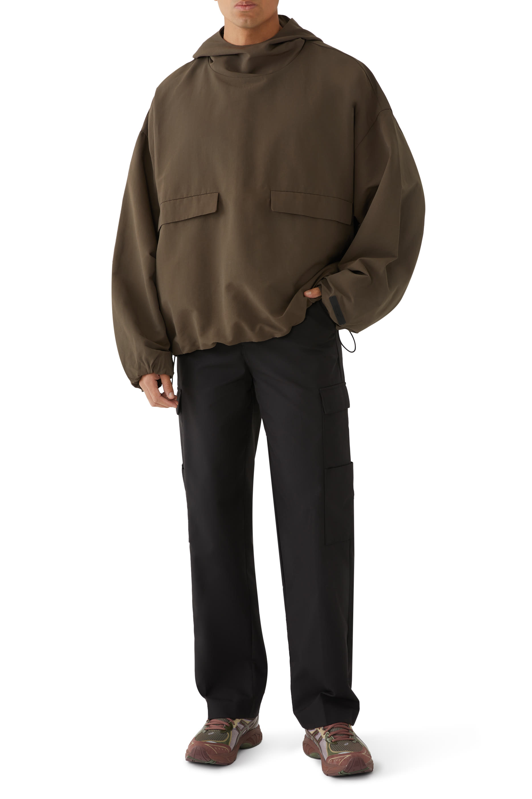 Military Nylon Hooded Anorak