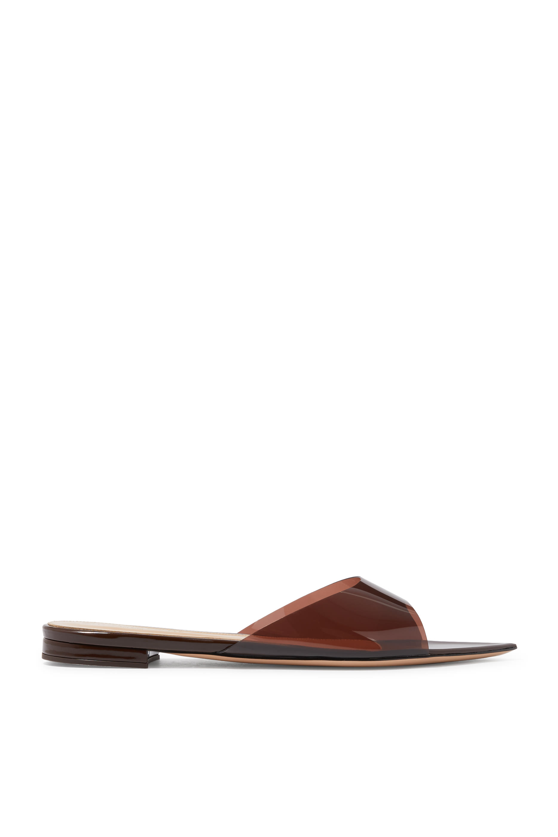 Elle Plexi Flat Sandals
