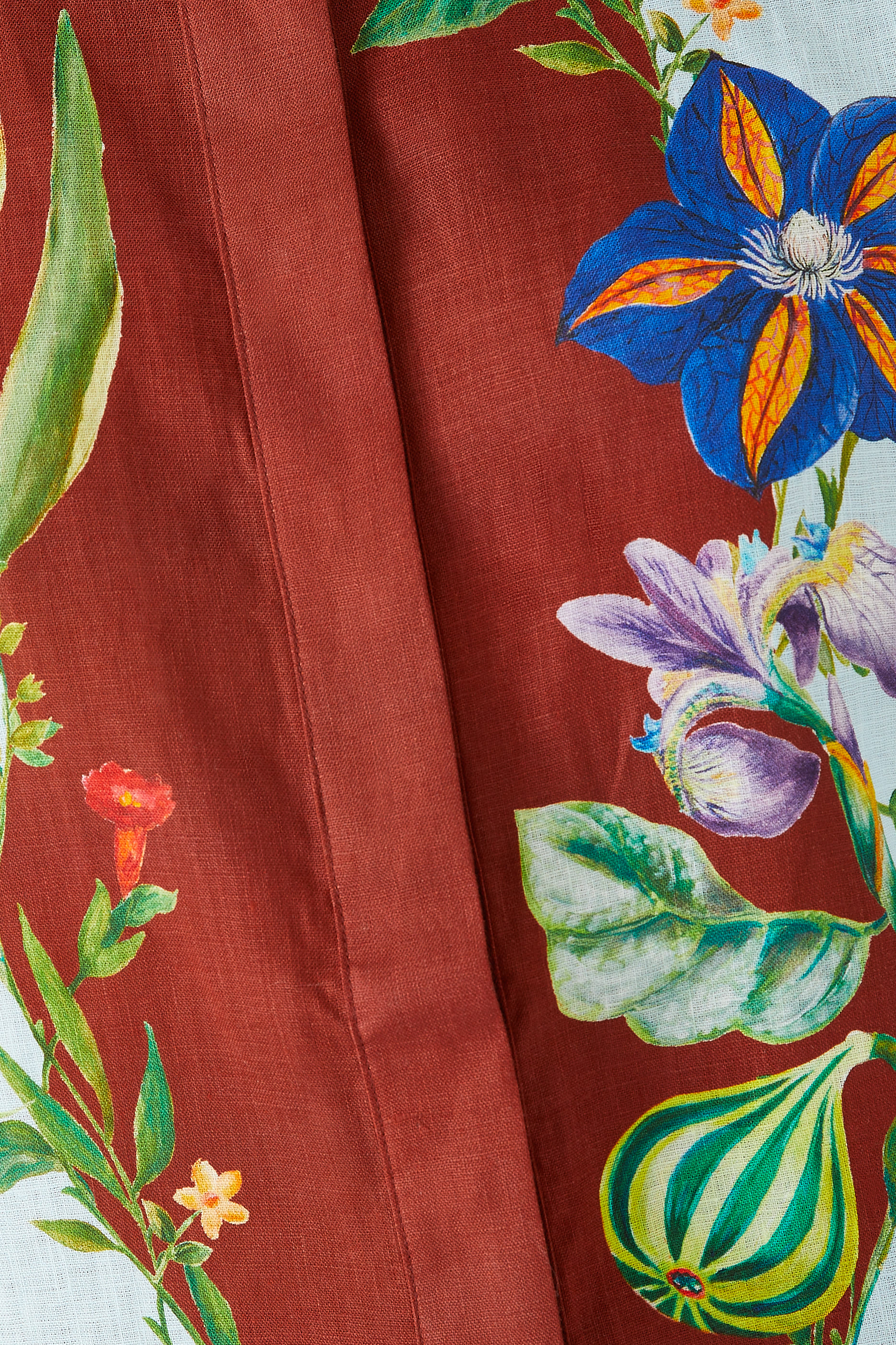 Dahlia Floral Linen Shirt