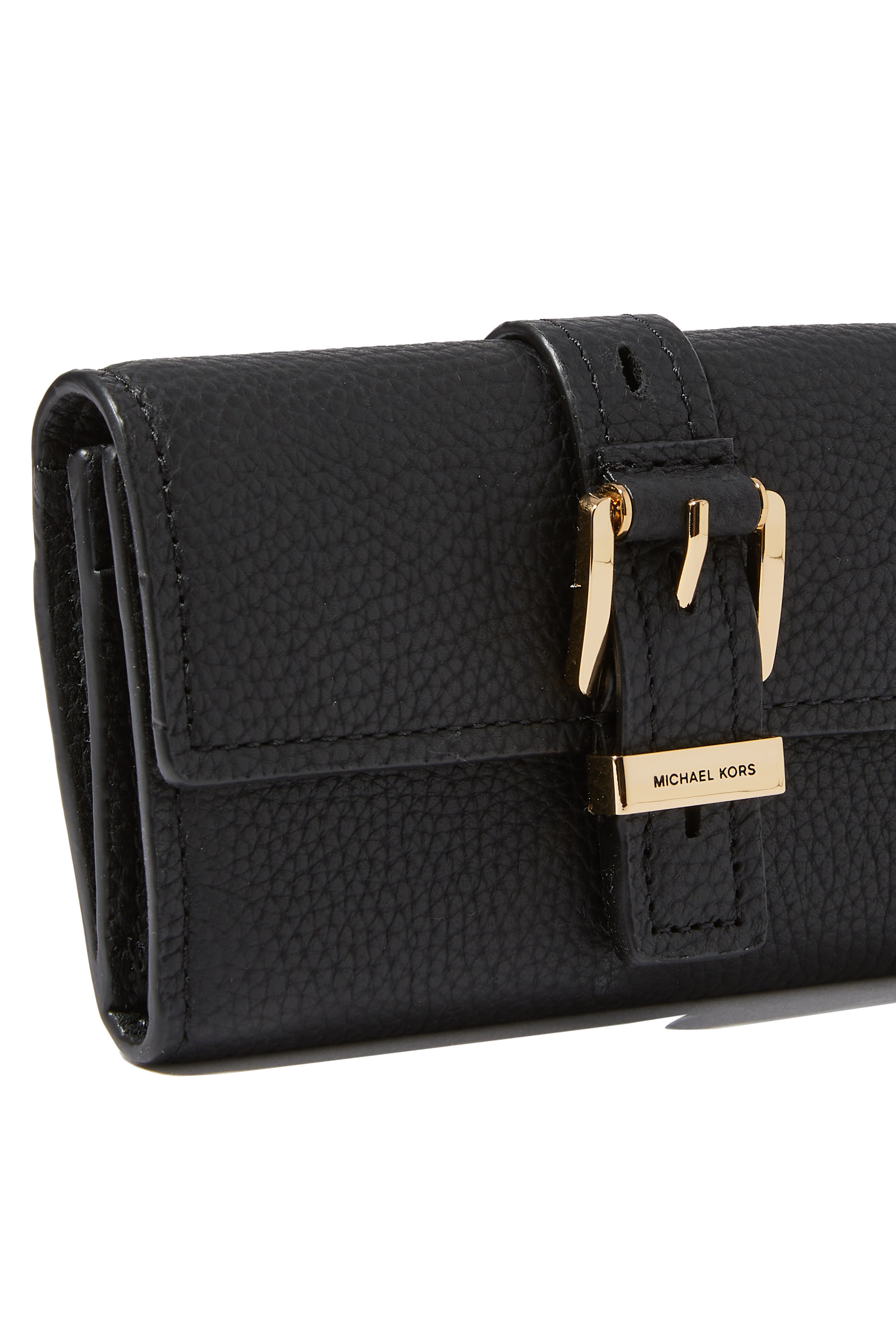 Nolita Medium Pebbled Leather Tri-Fold Wallet