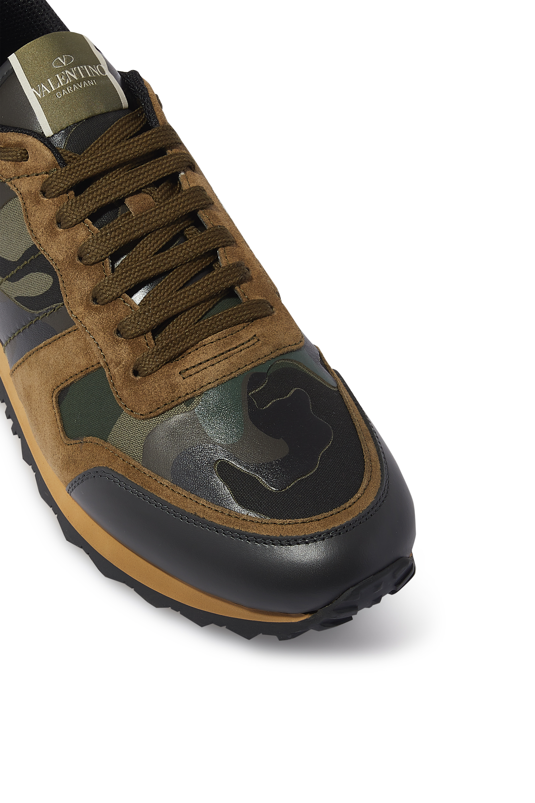 Valentino Garavani Camouflage Rock Runner Sneakers