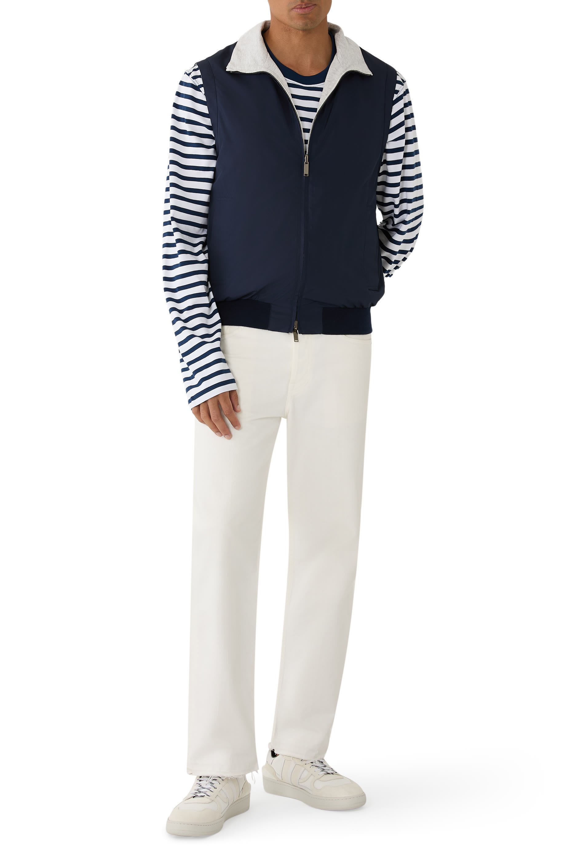 Sleeveless Full-Zip Gilet