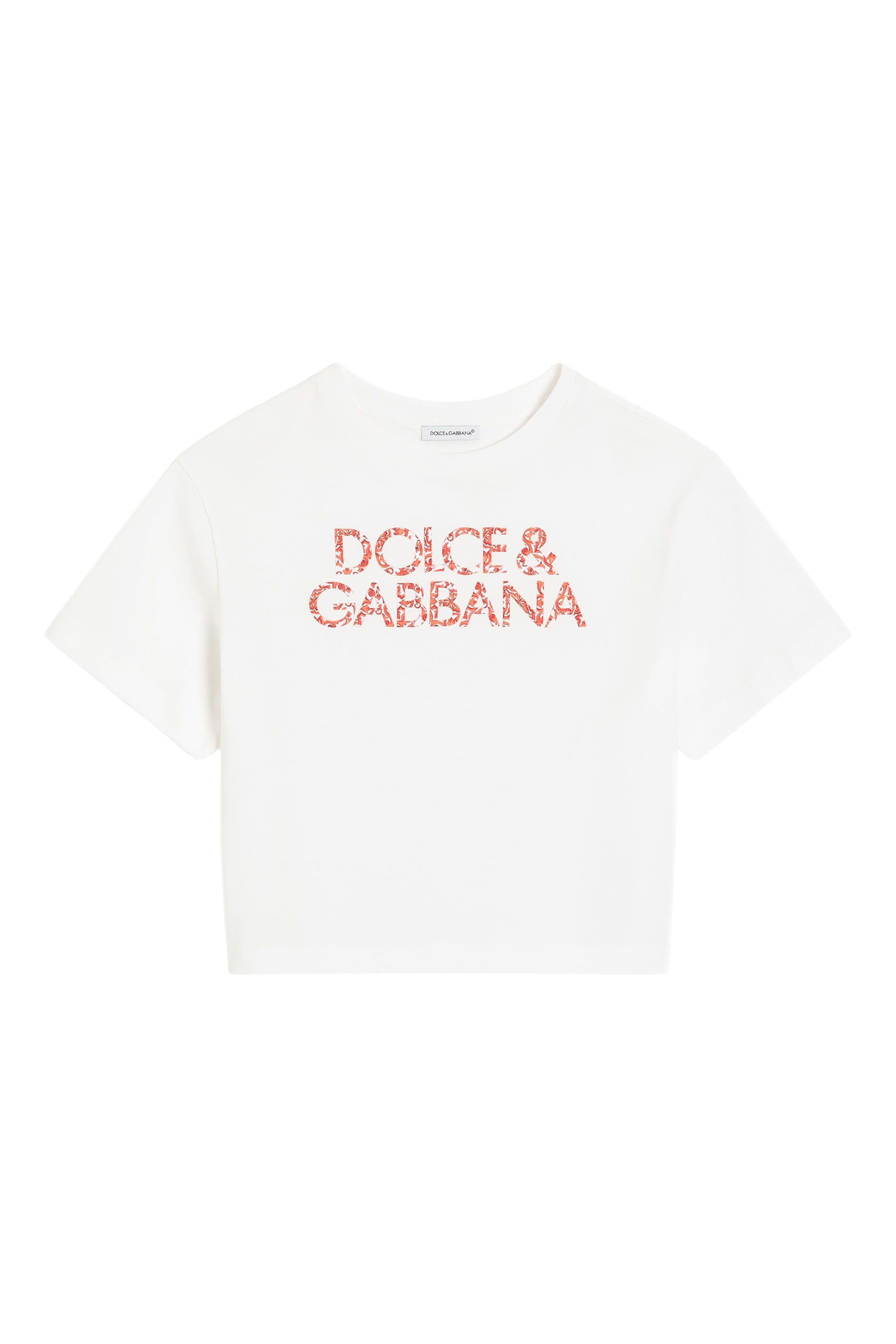 Kids Majolica-Print Short-Sleeved Jersey T-Shirt