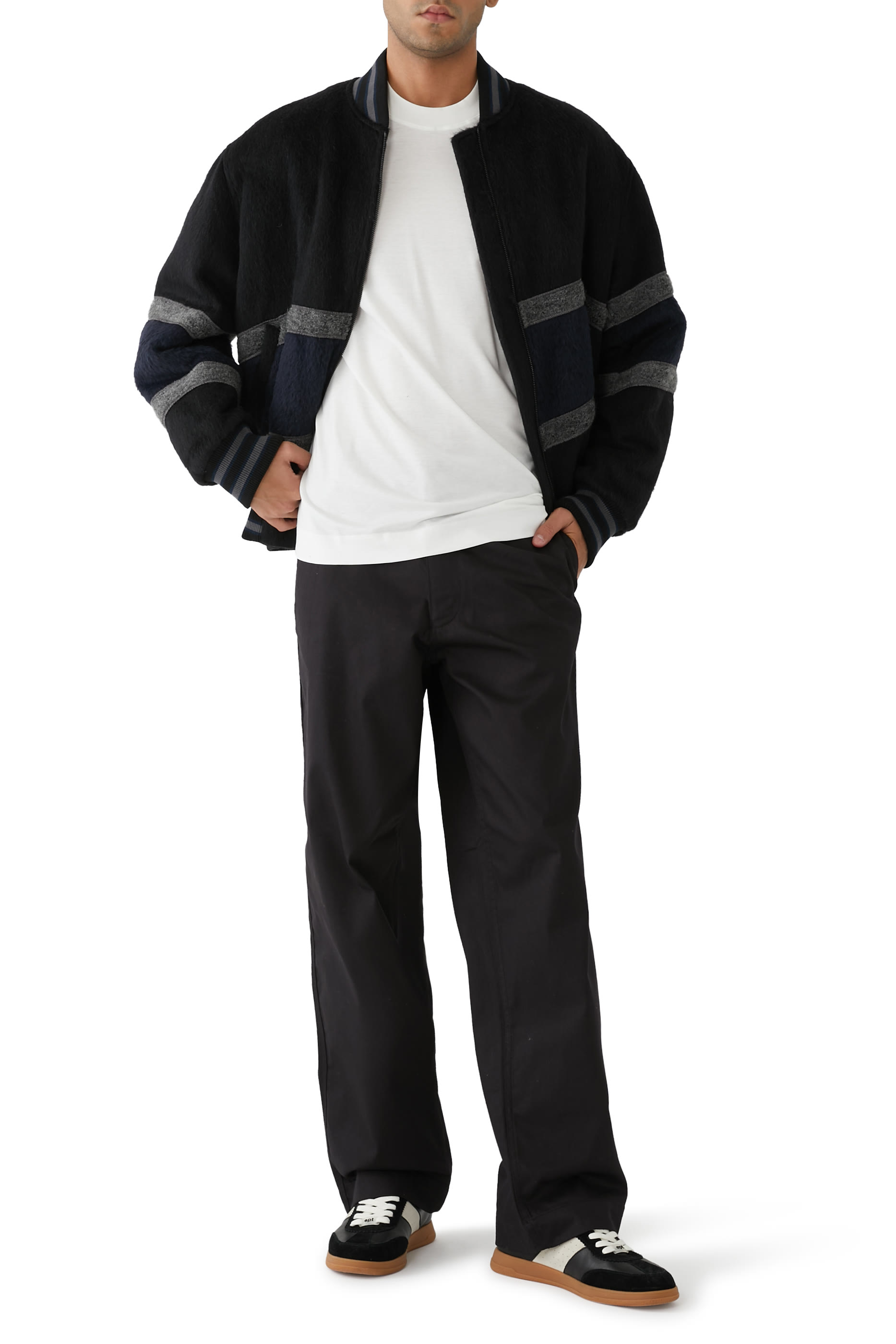 Jersey T-shirt with Flocked Logo