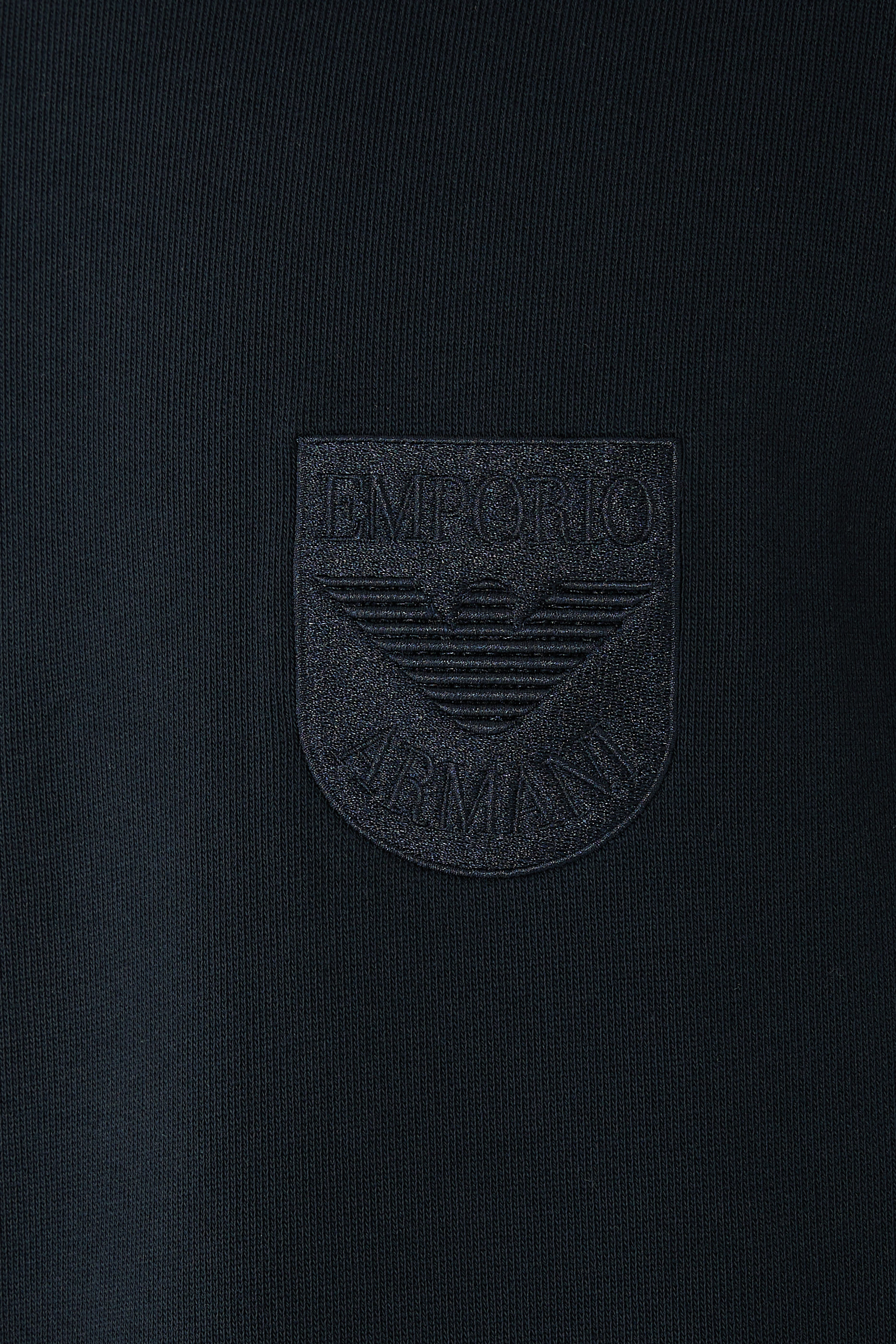 Shield Embroidery French Terry Jersey Sweatshirt