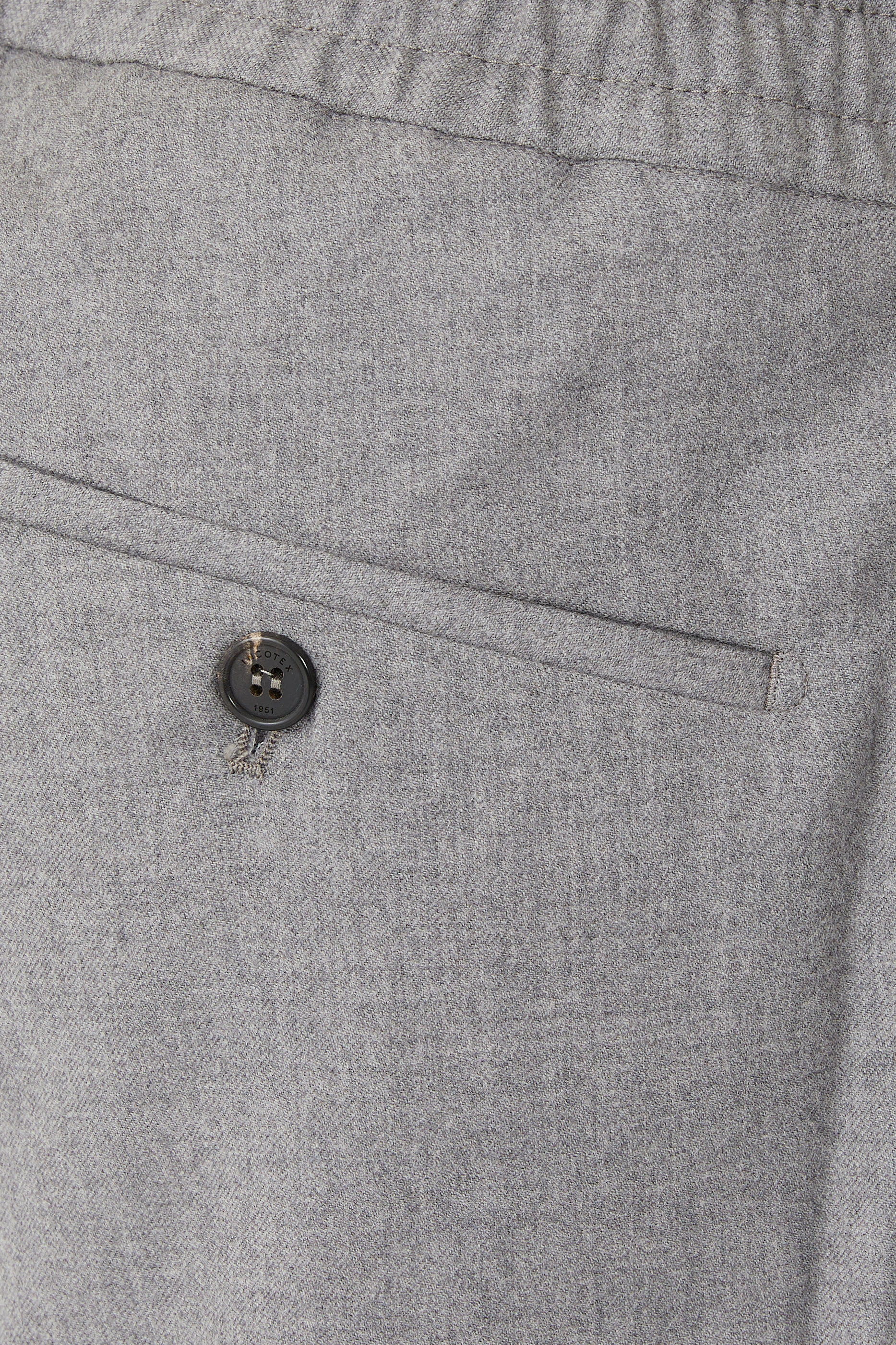 Tapered-fit Flannel Trousers