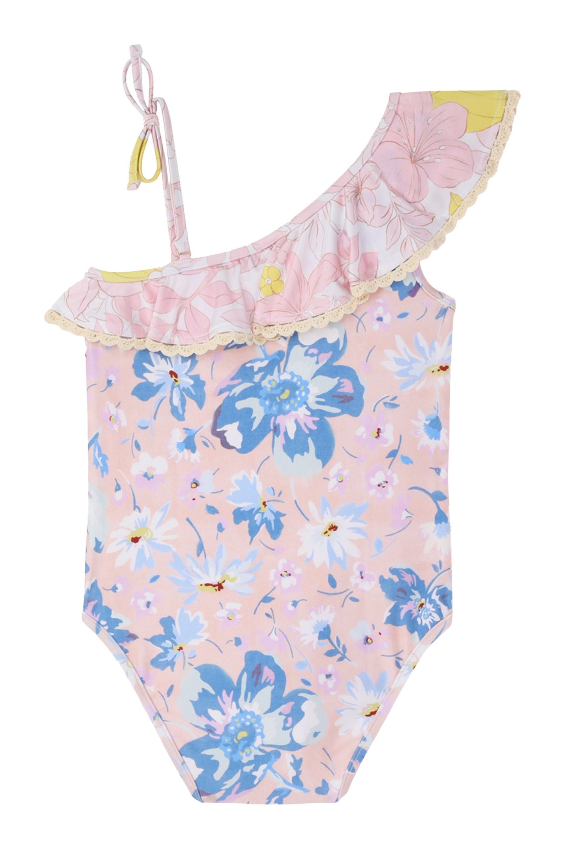 Kids One-Piece Pop Trim Frill