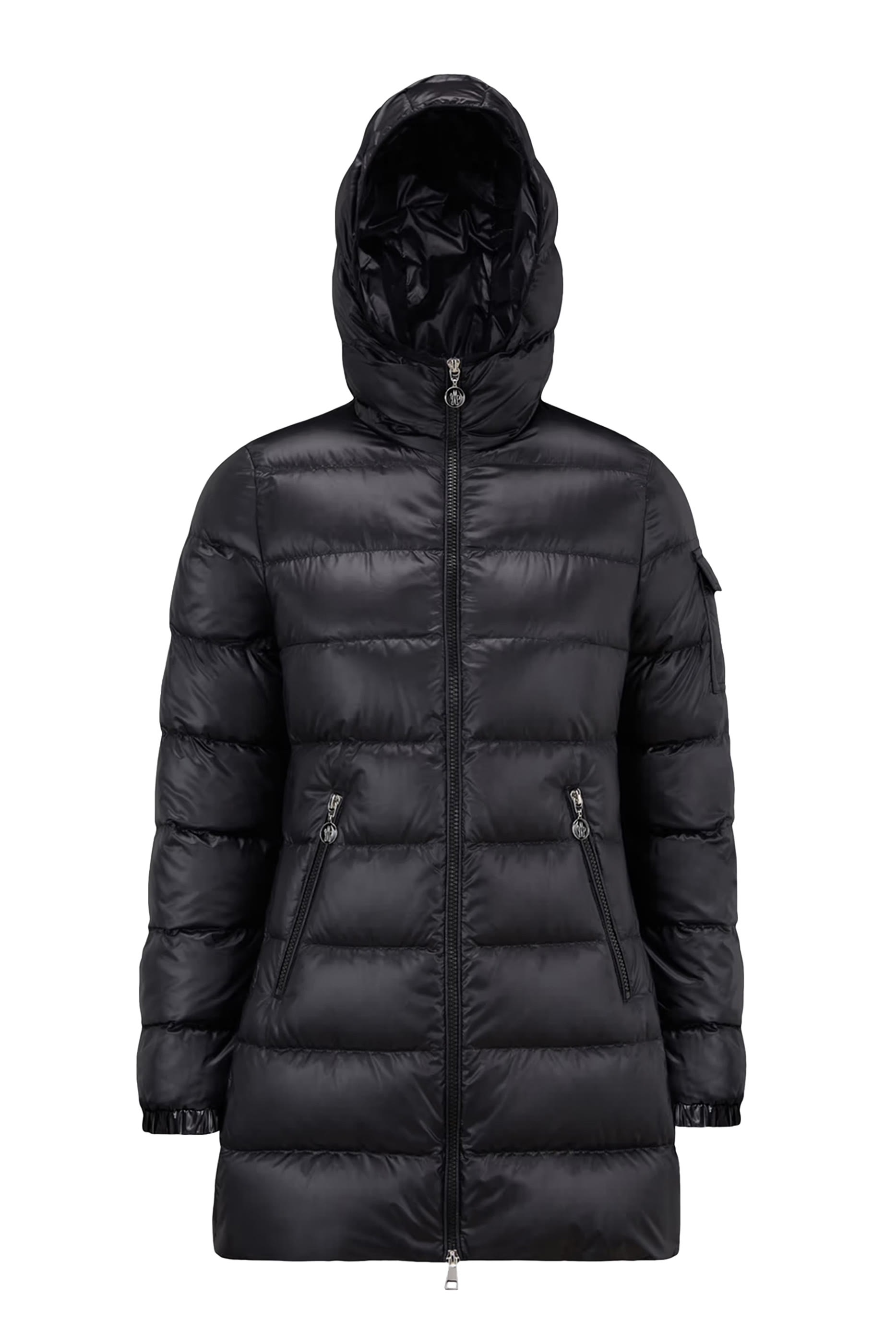 Glements Hooded Mid-Length Down Jacket