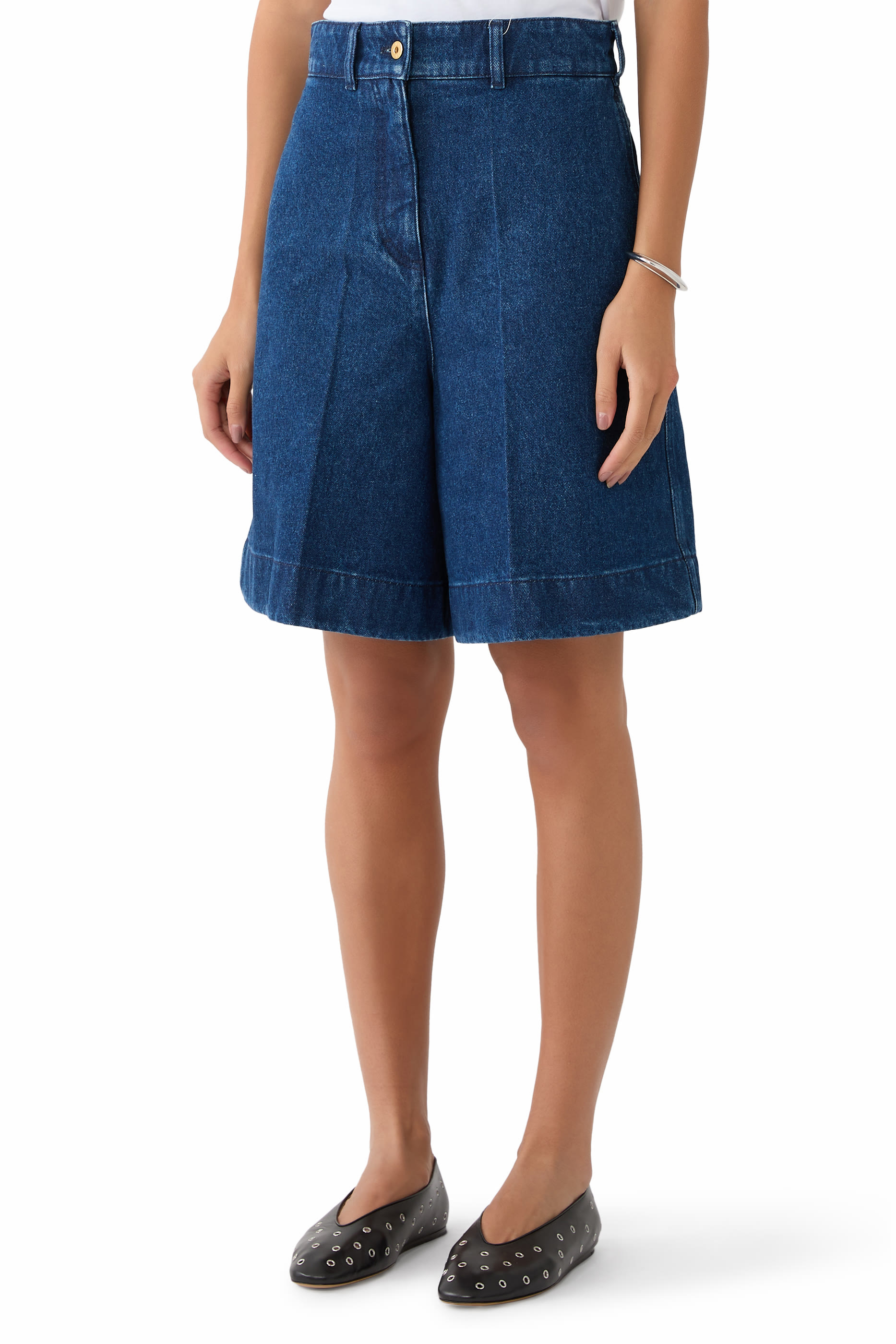 Denim Bermudas