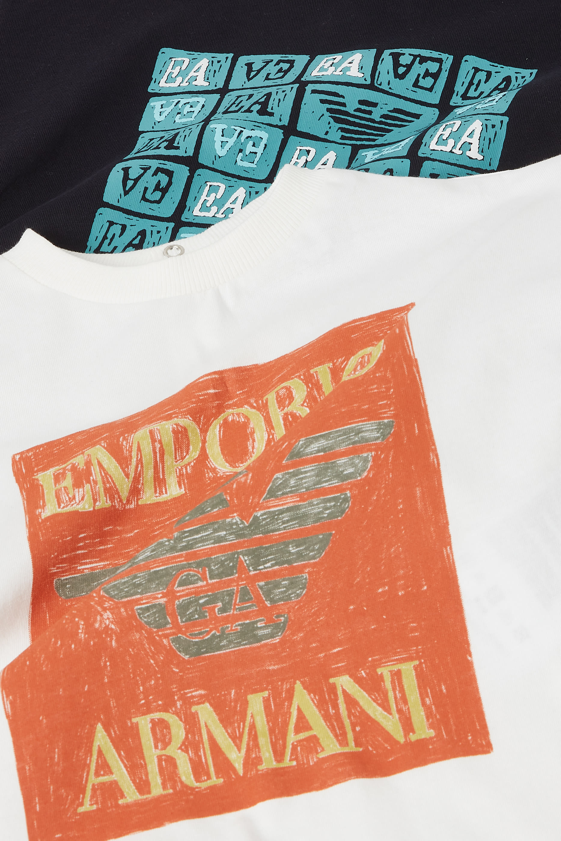 Kids Logo Print T-Shirt, Pack of 2