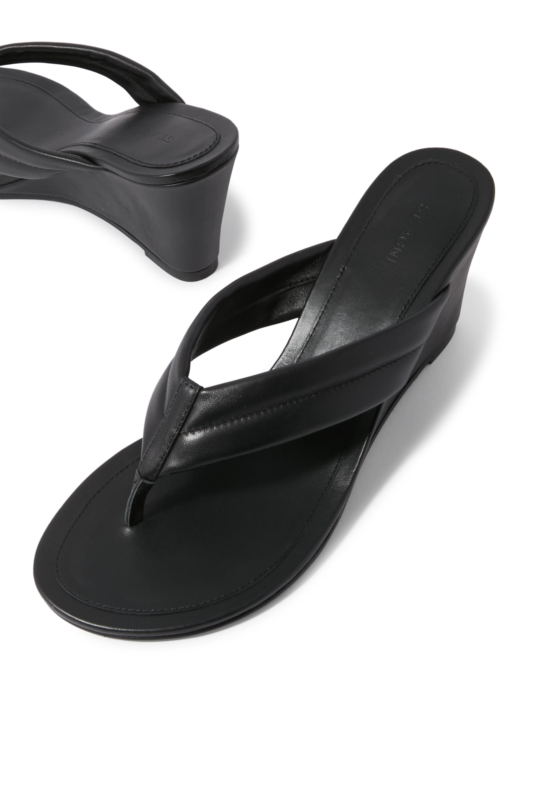 Stitch Detail 80 Thong Wedges