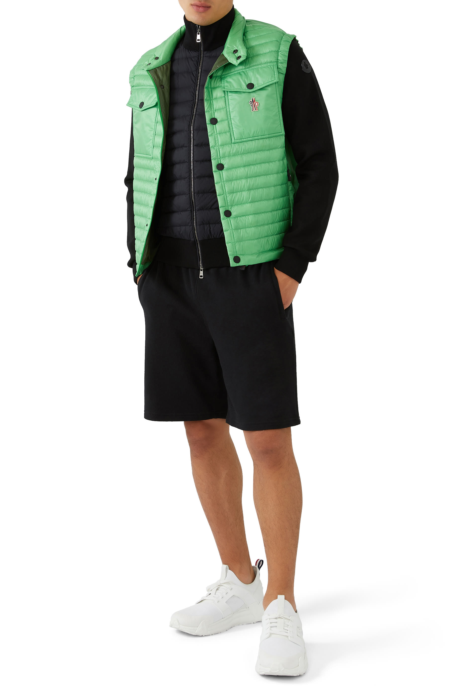 Quilted Tricot Cardigan