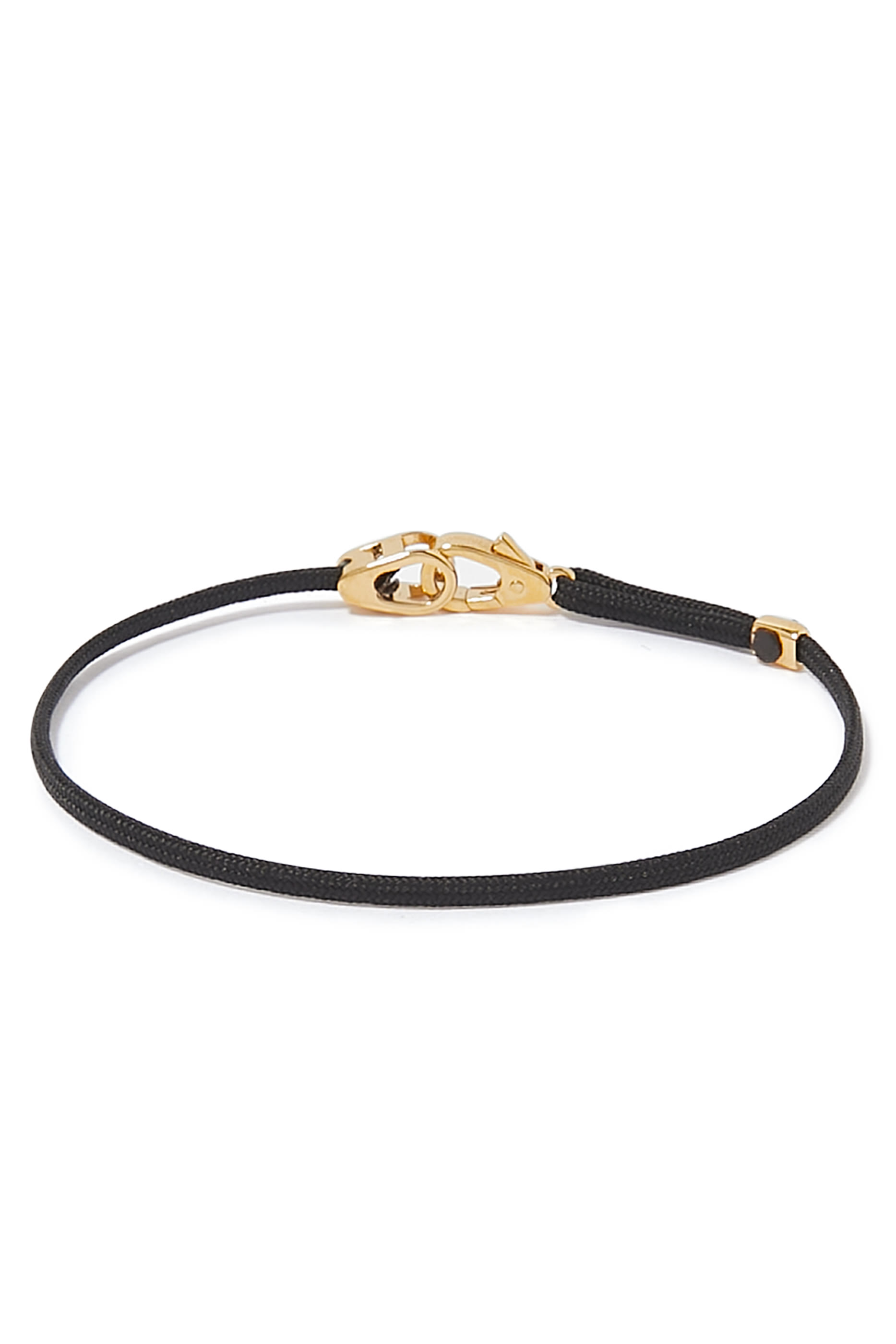 Caden Pull Bracelet, 14k Yellow Gold-Plated Sterling Silver & Nylon