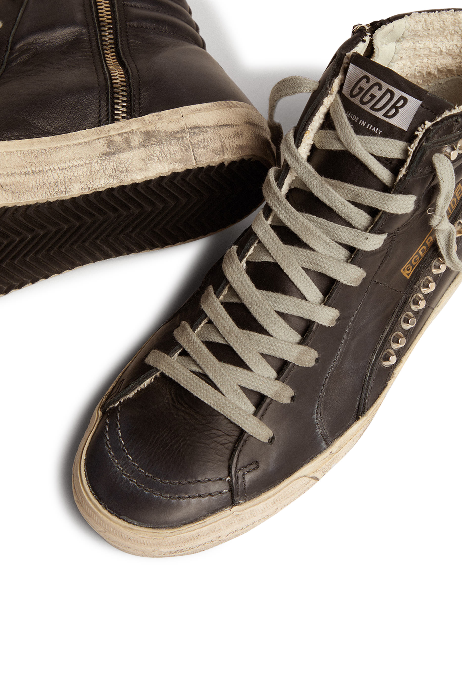 Slide High-Top Sneakers