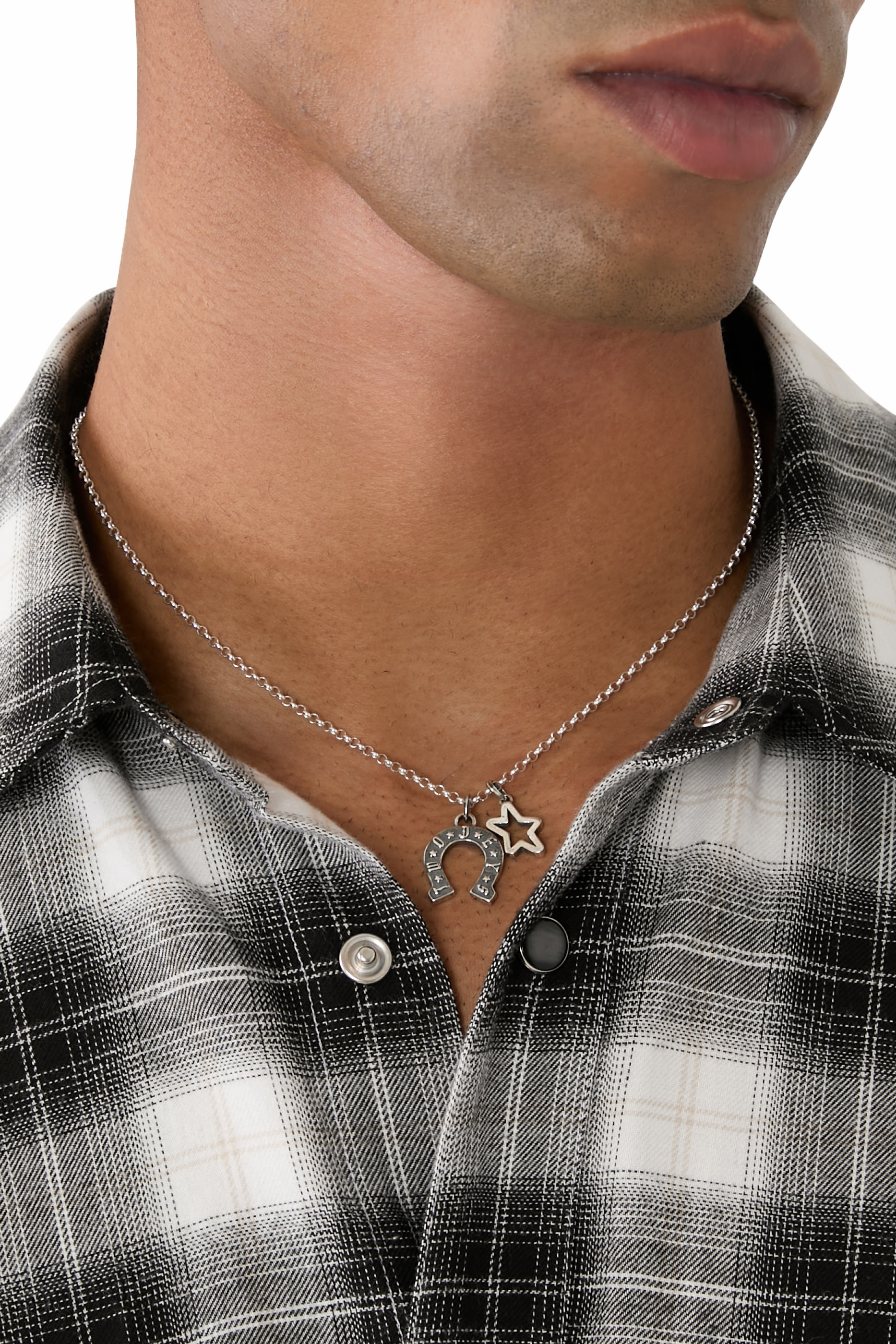  Horseshoe Necklace, 925 Sterling Silver