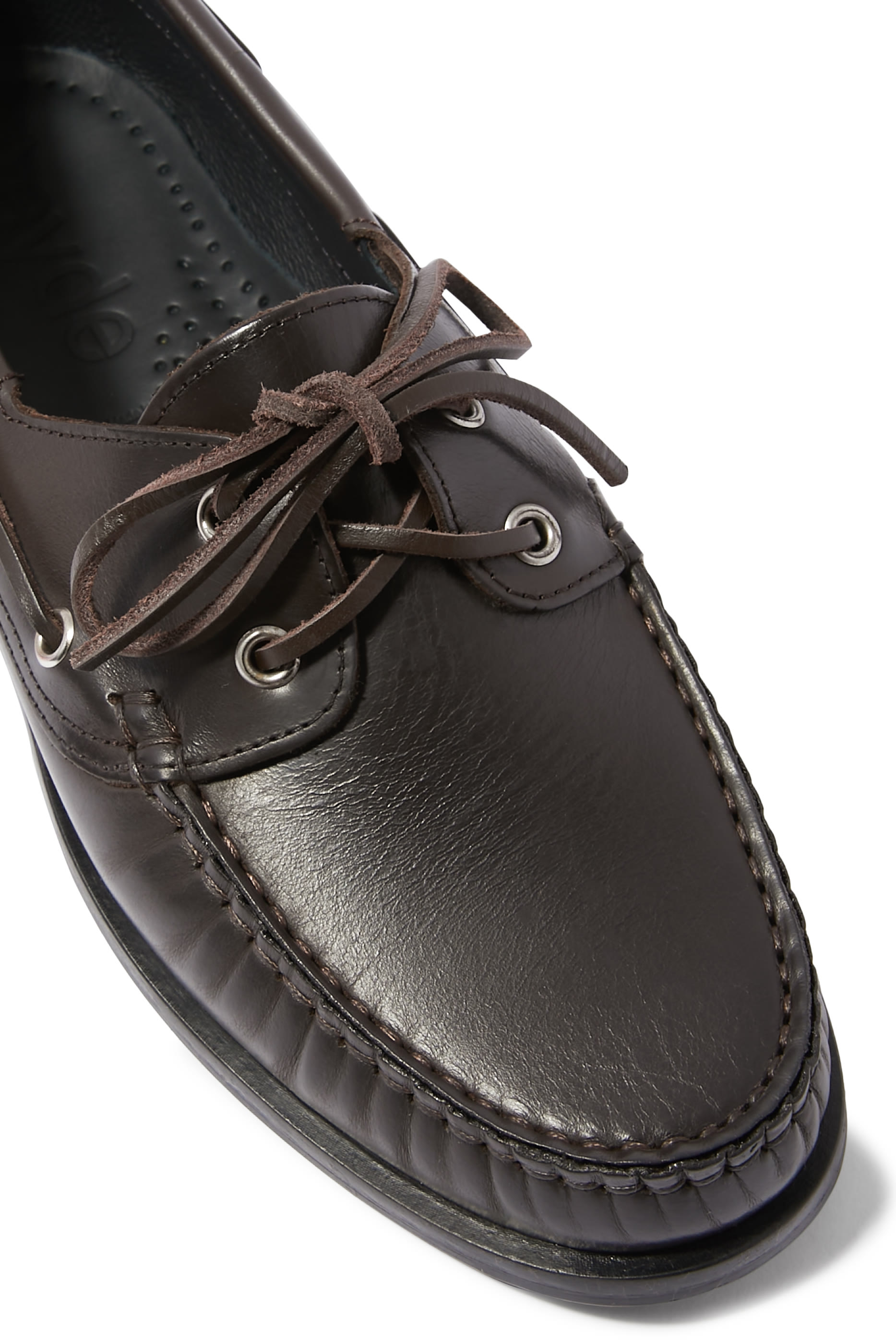 Harris Leather Moccasin Flats