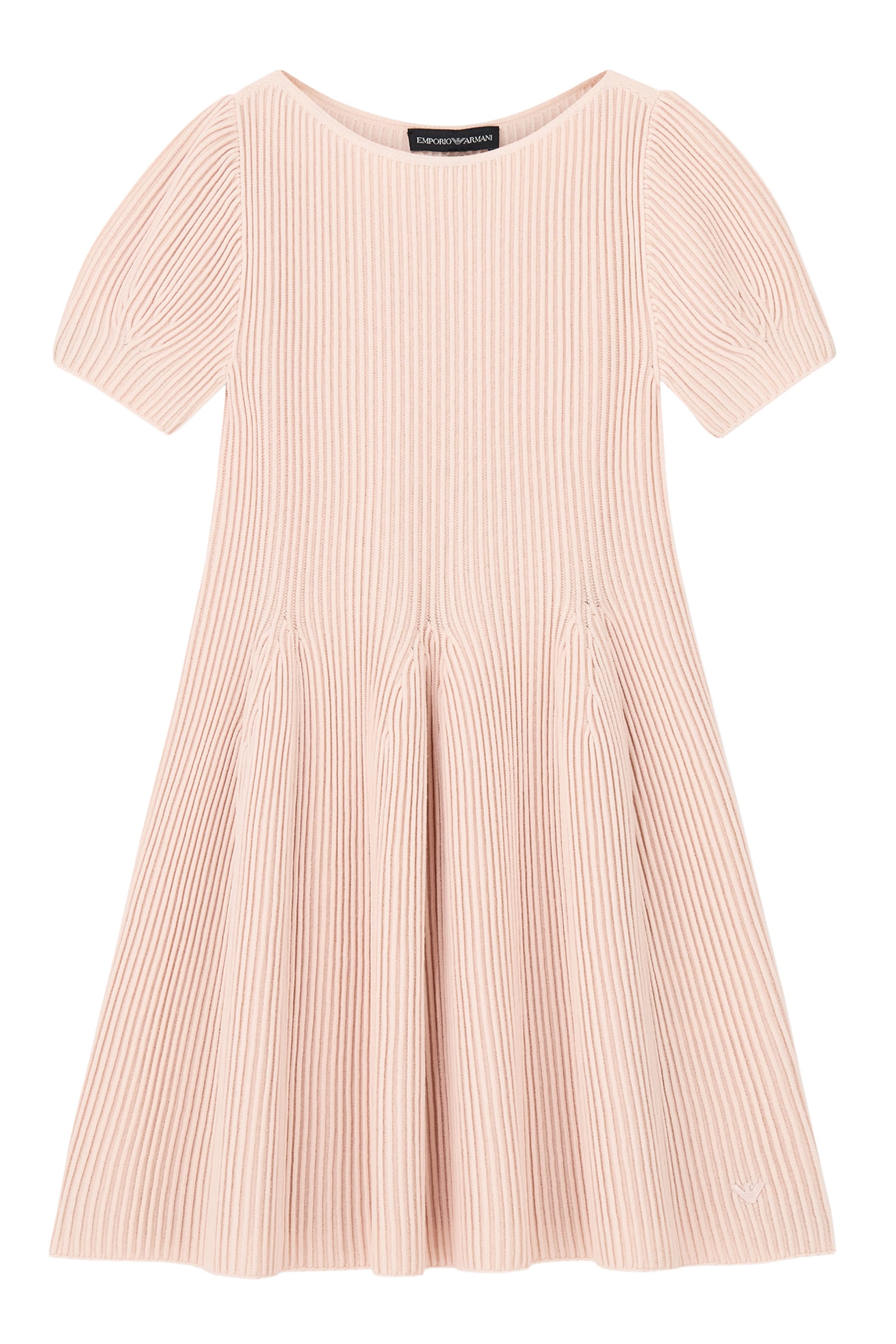 Kids Ribbed Knit Dress