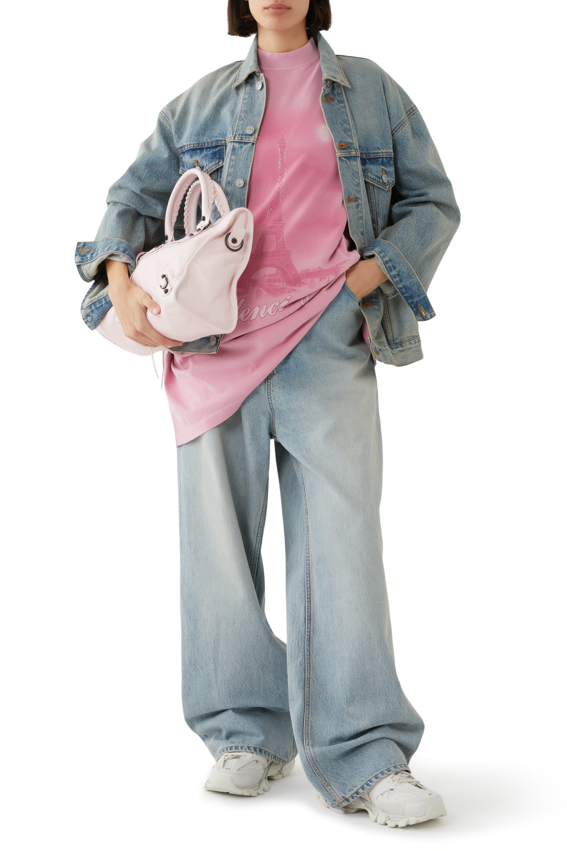 Paris Moon Oversized T-Shirt