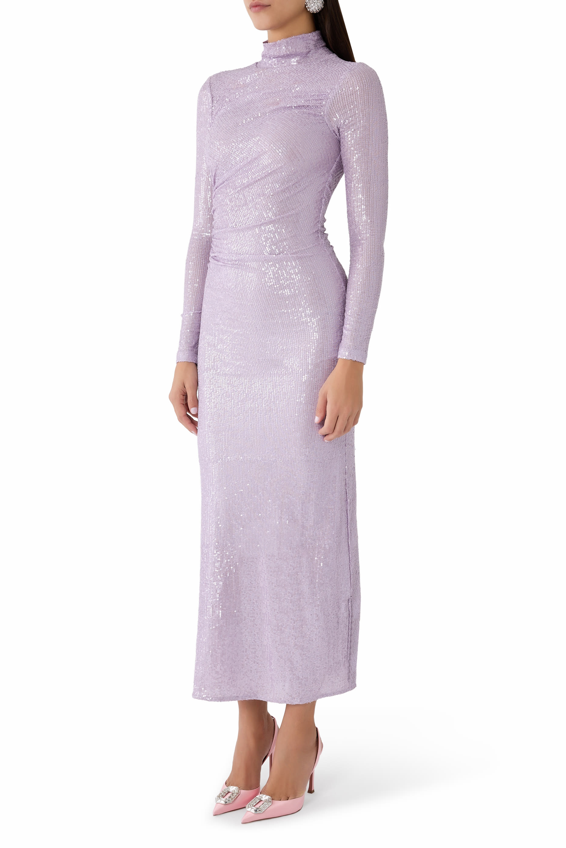 Malia Turtleneck Ankle Gown