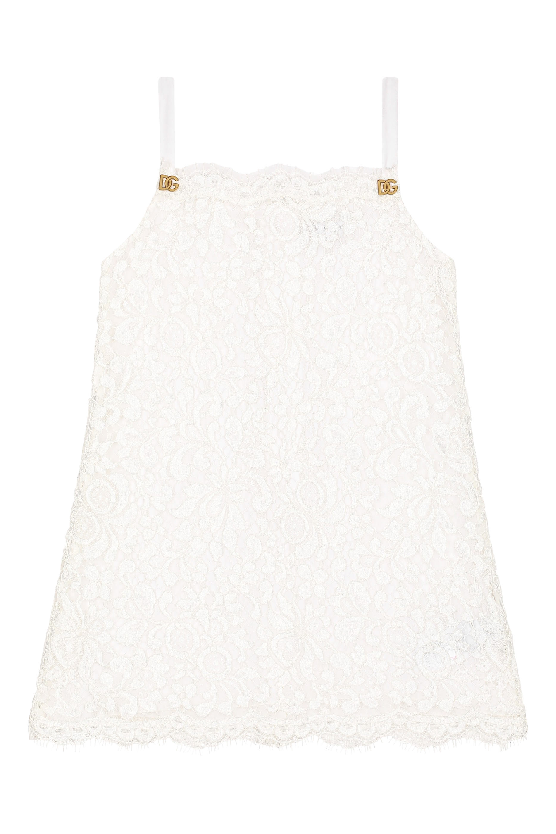 Kids Cordonetto Lace Dress 