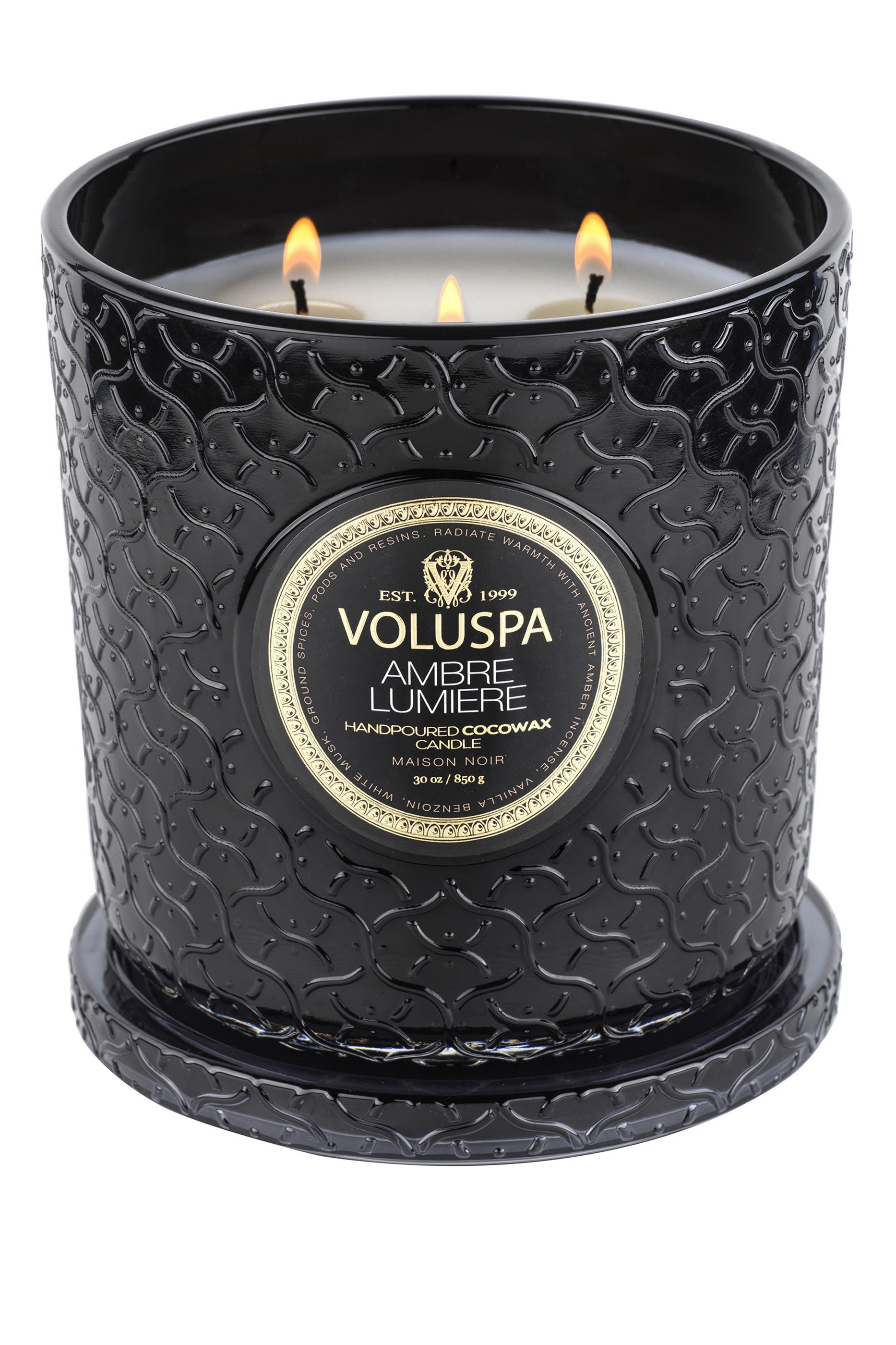 Ambre Lumiere Luxe Candle