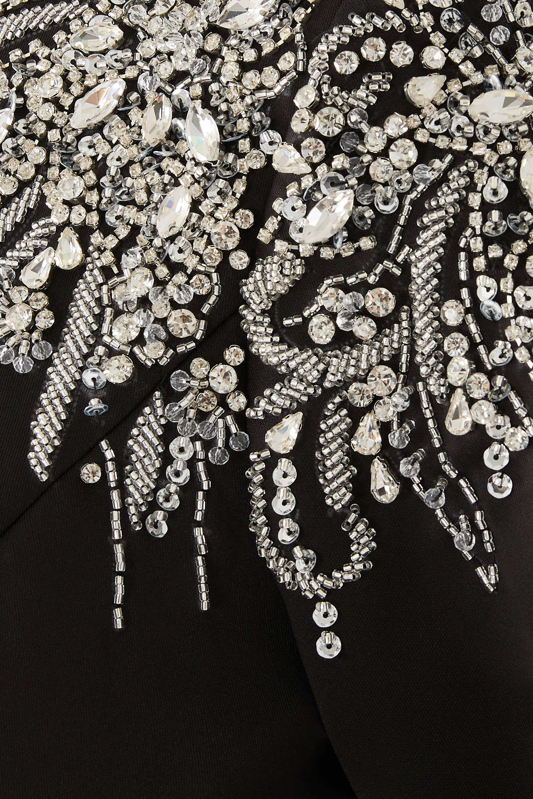Bead-Embellished Evening Dress
