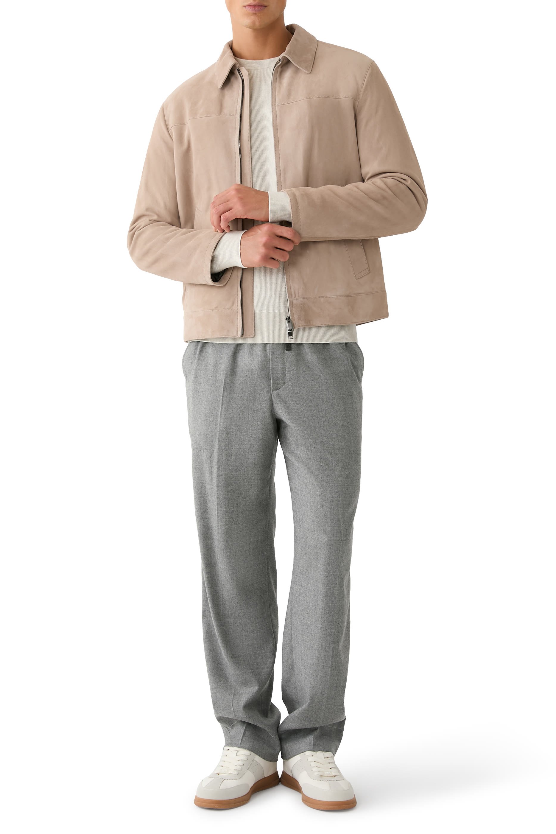 Asolo Wool Flannel Tapered Pants