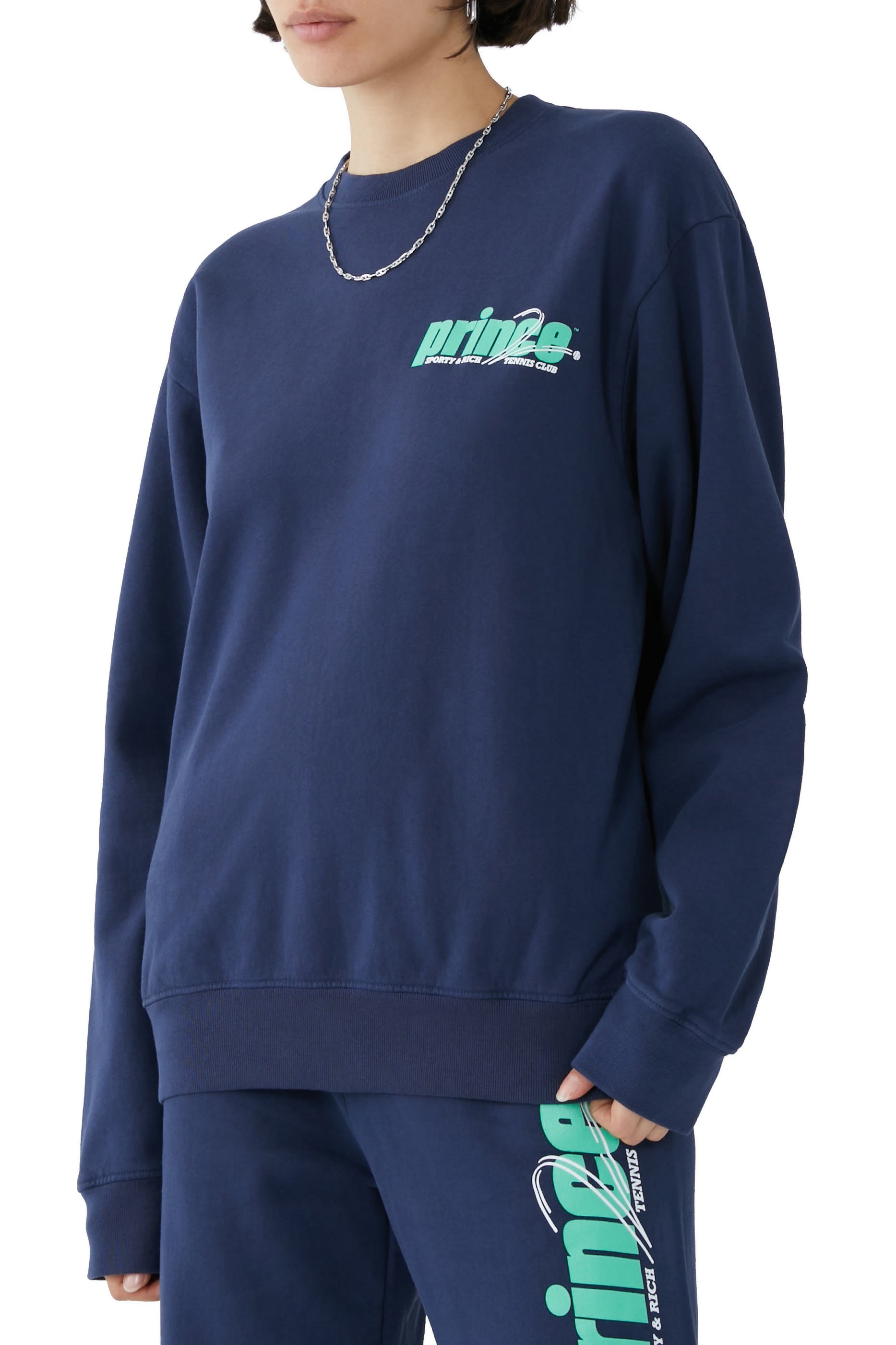 Rebound Crewneck Cotton Sweatshirt