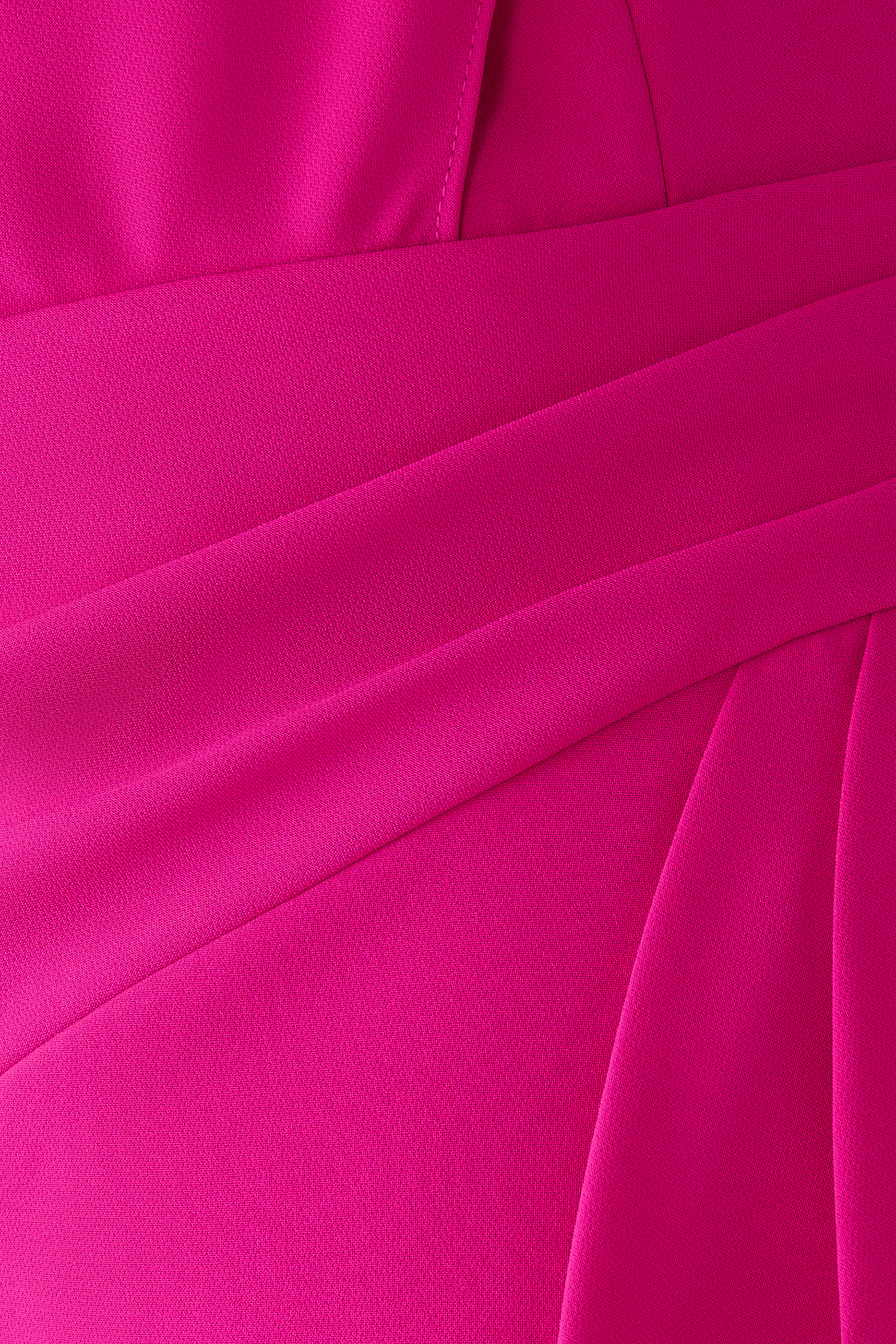 One-Shoulder Draped Gown