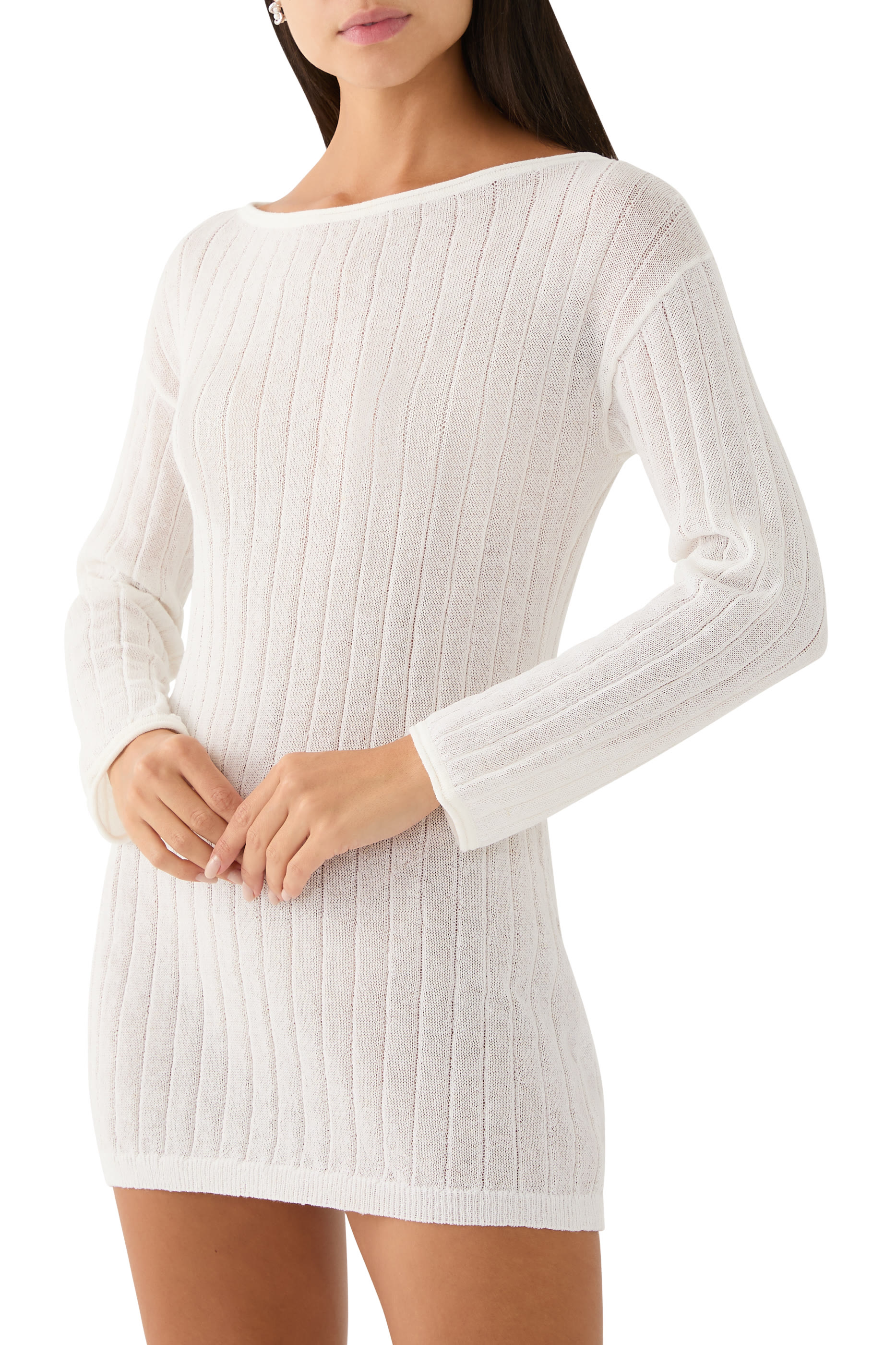 Nicki Ribbed Knit Dress