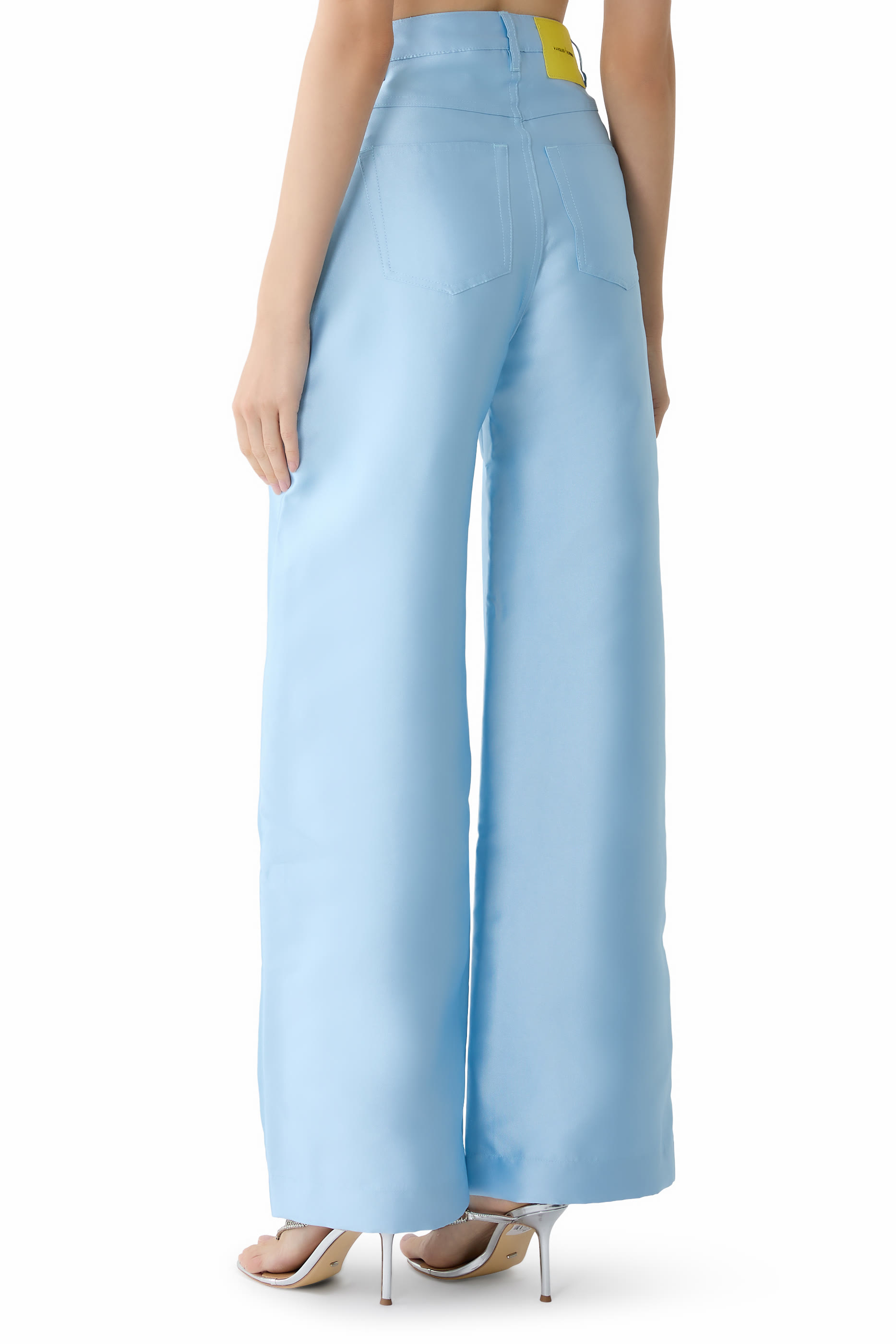 Boyfriend Wide-Leg Pants