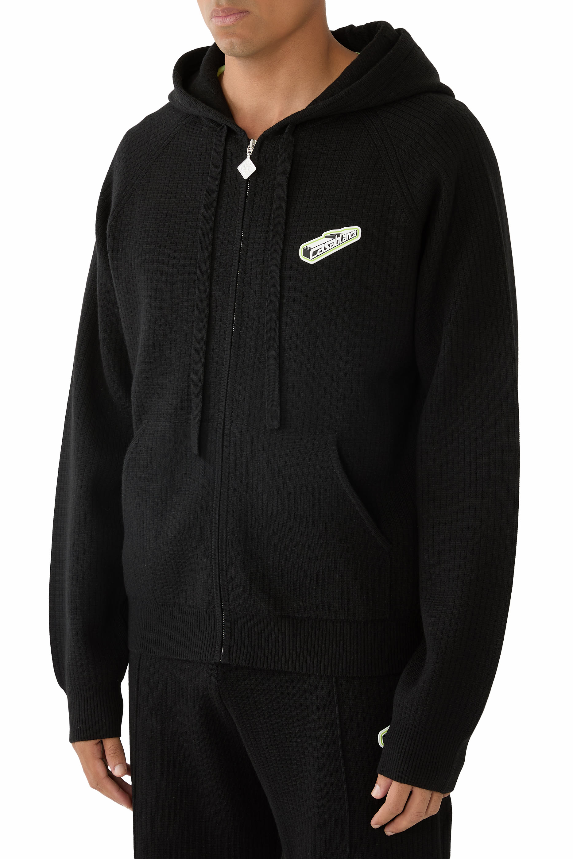 Rib Merino Hoodie