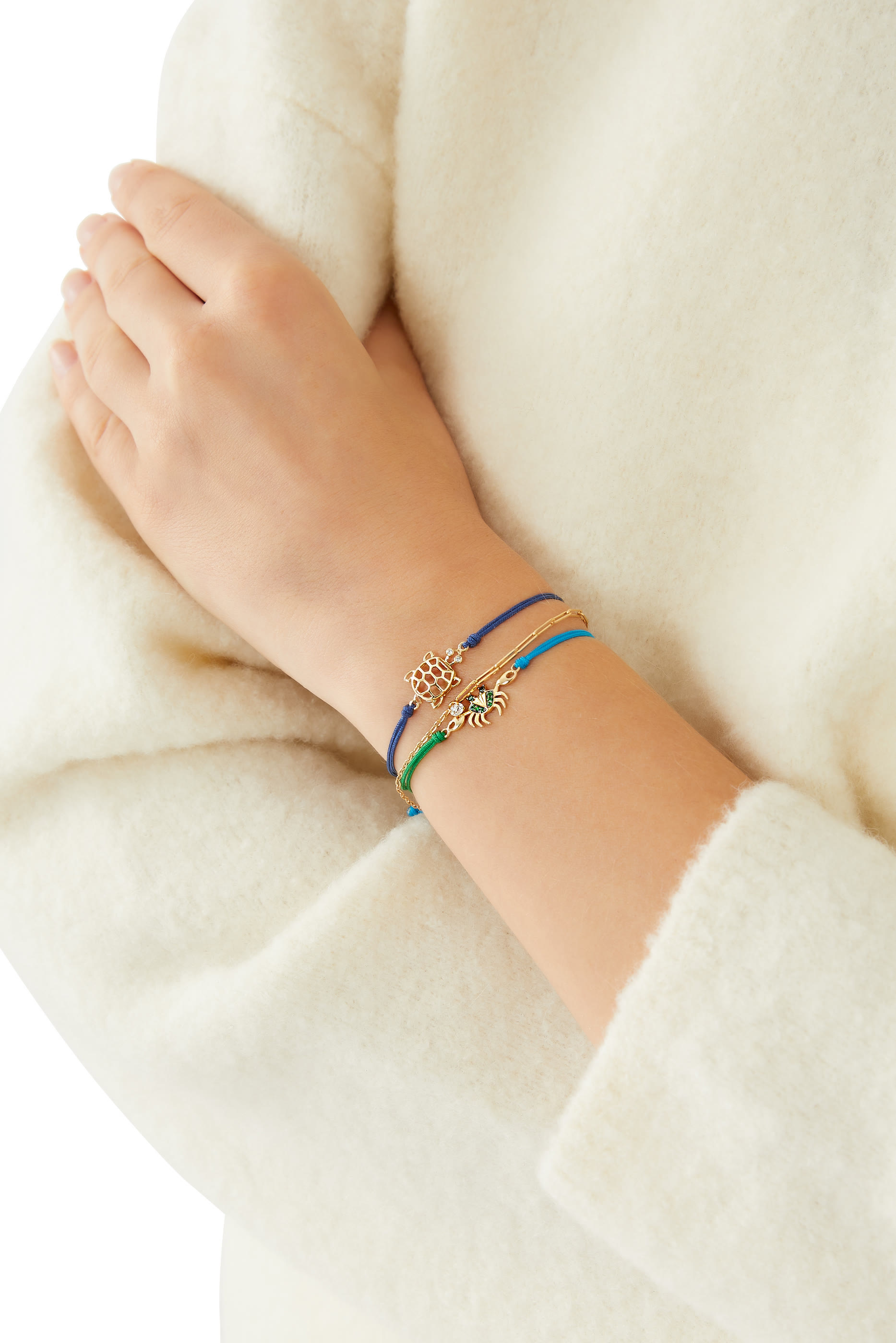 Solitaire Bracelet, 18k Yellow Gold & Diamond