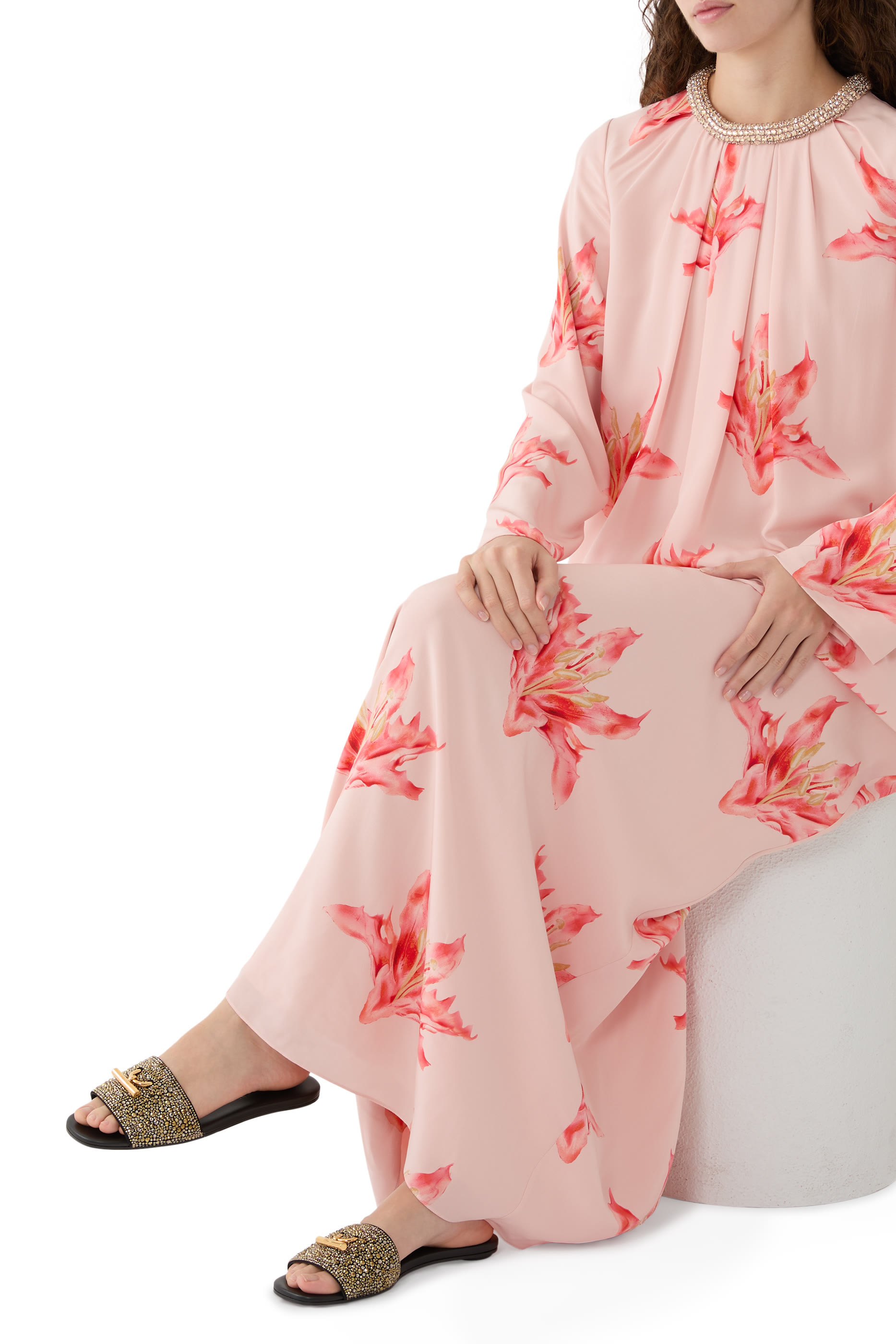 Studded T-Bar Sandals