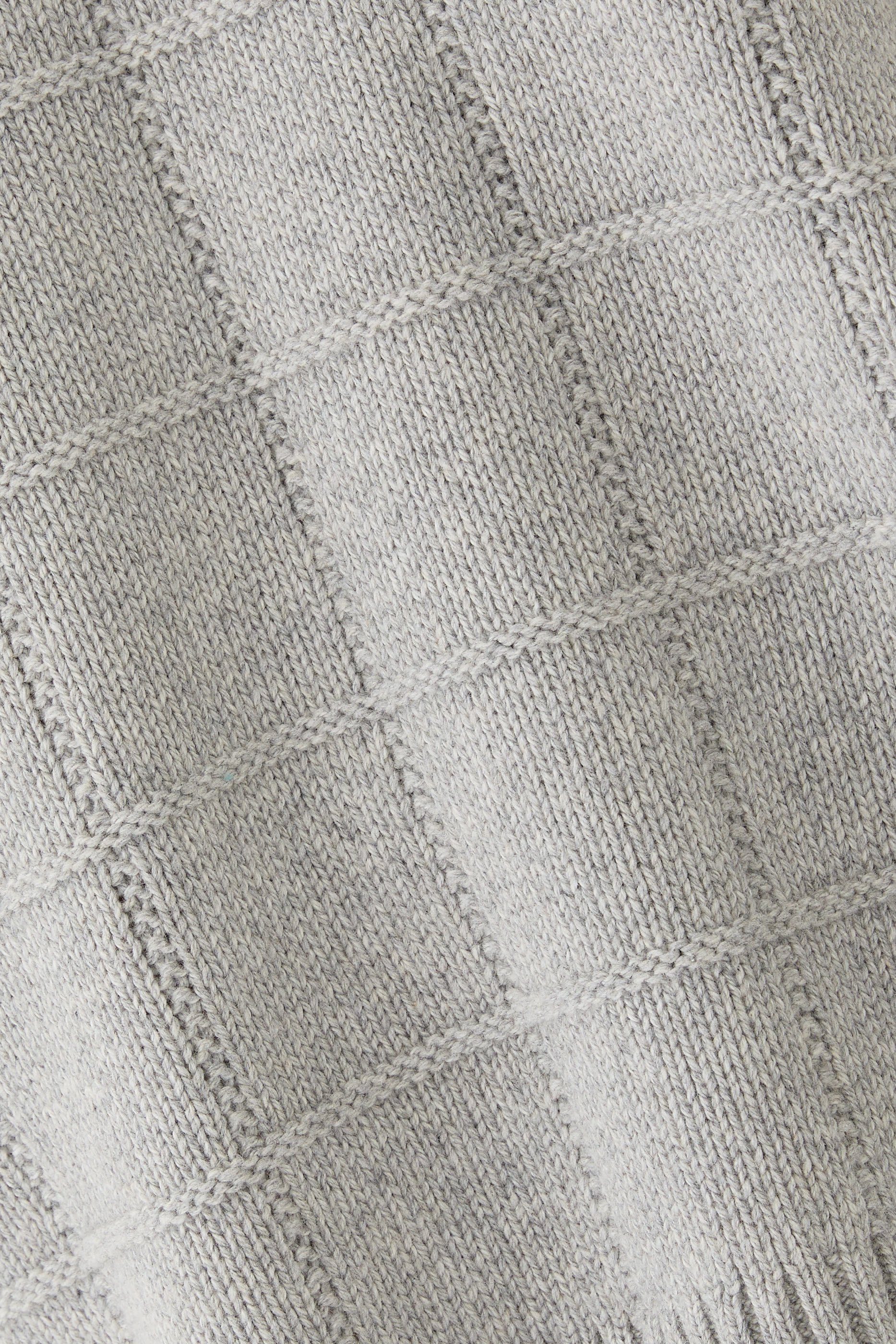 Cotton & Recycled Cashmere Crew Neck Top