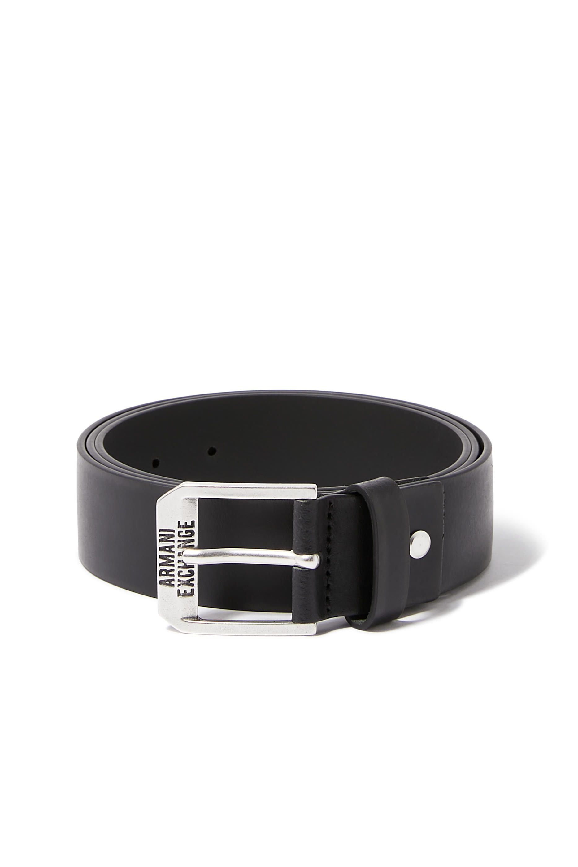 AX Logo Leather Belt