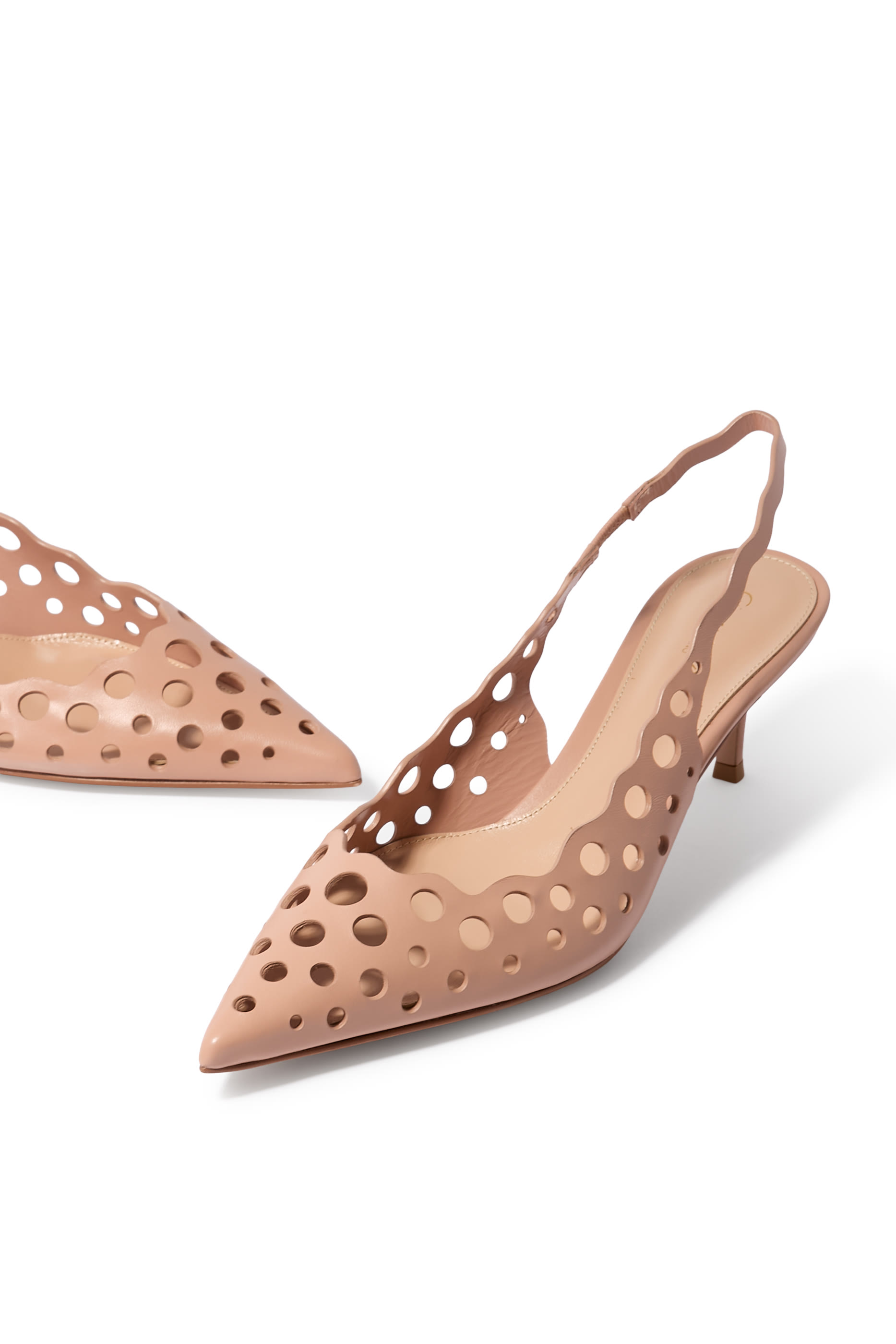 Slingback Pumps 55 in Leather