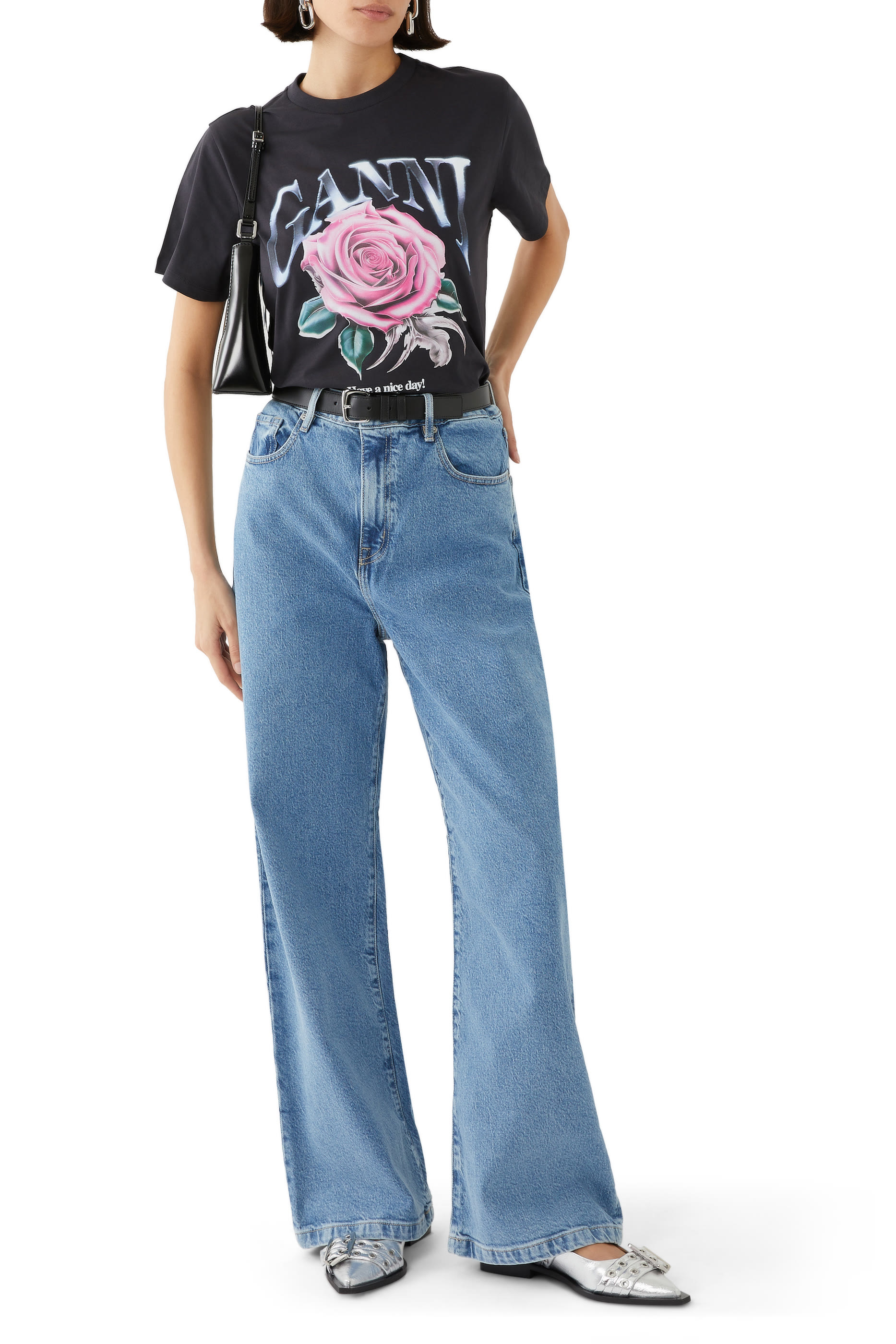 Basic Jersey Rose Relaxed T-shirt