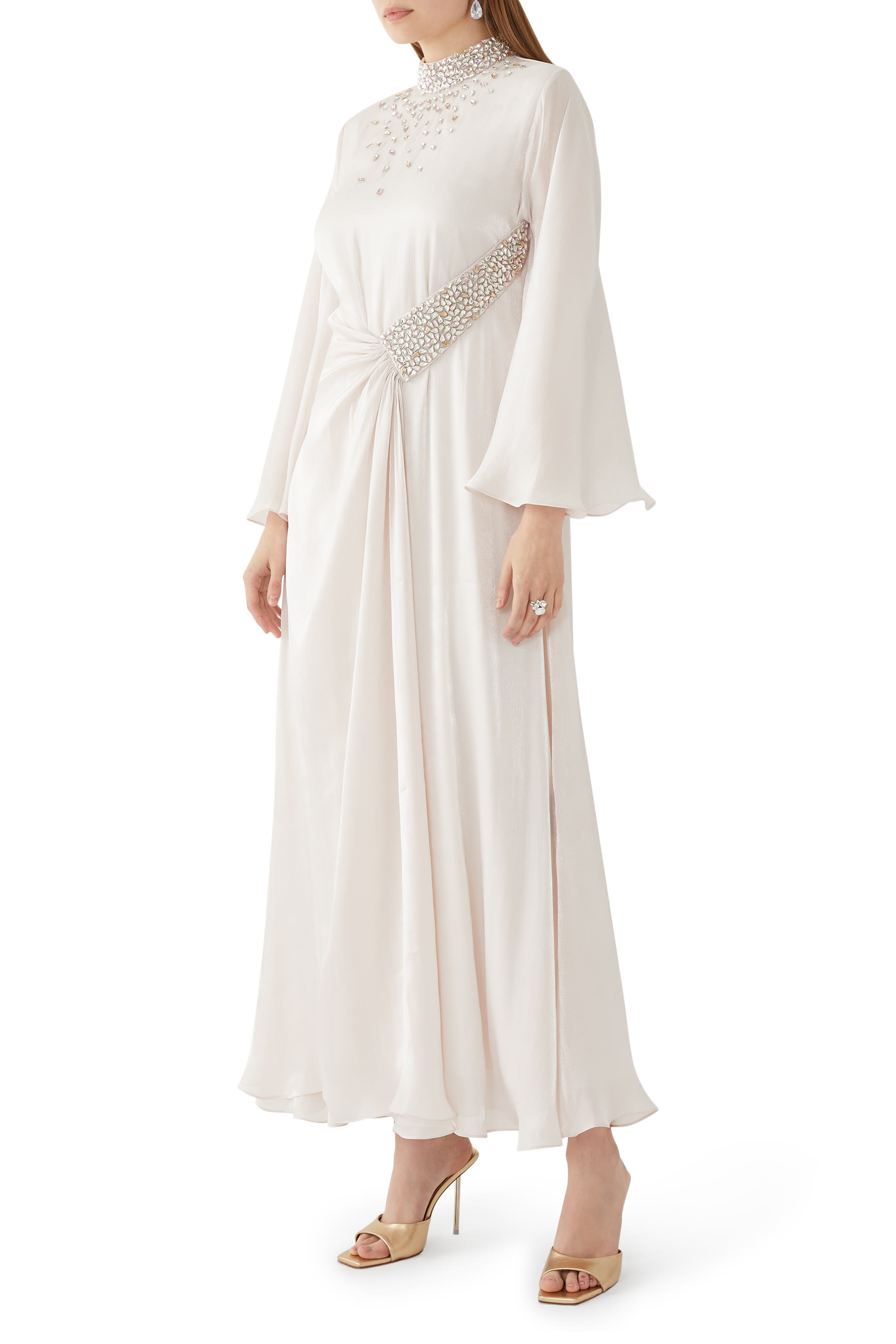 Zorya High Neck Crystal Kaftan