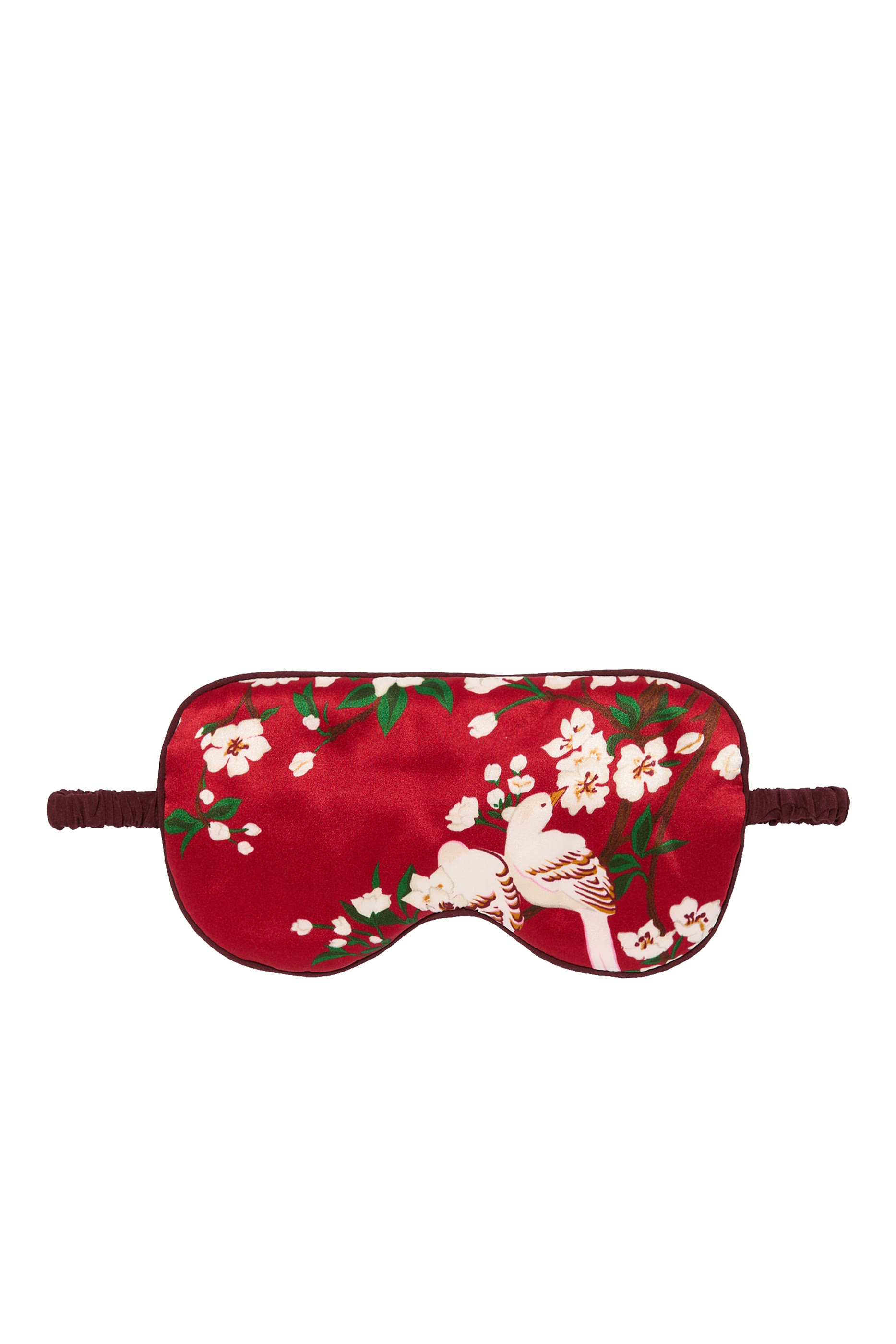 Audrey Tardieu Red Floral Eye Mask