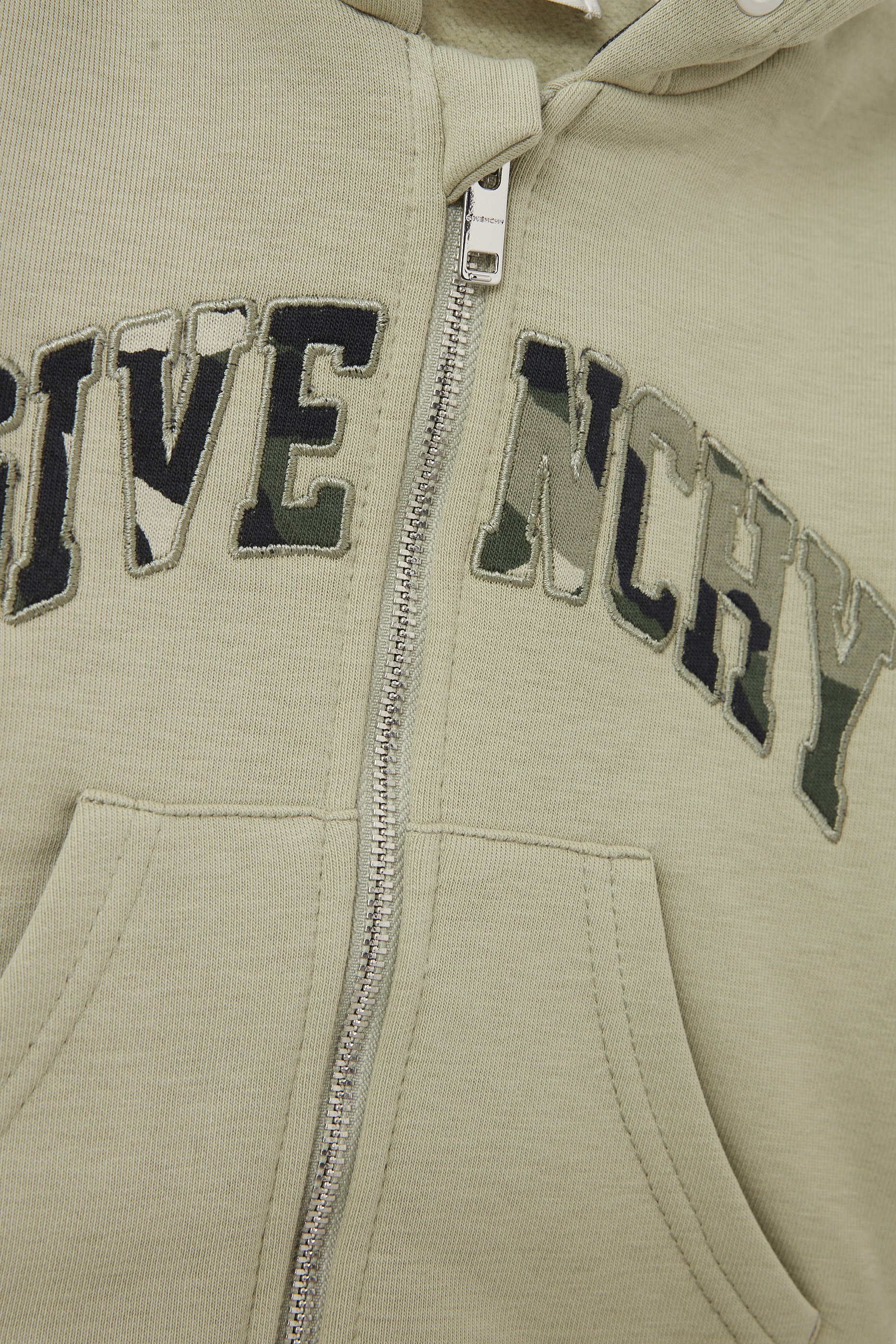 Kids Camouflage Print Zip Up Hoodie