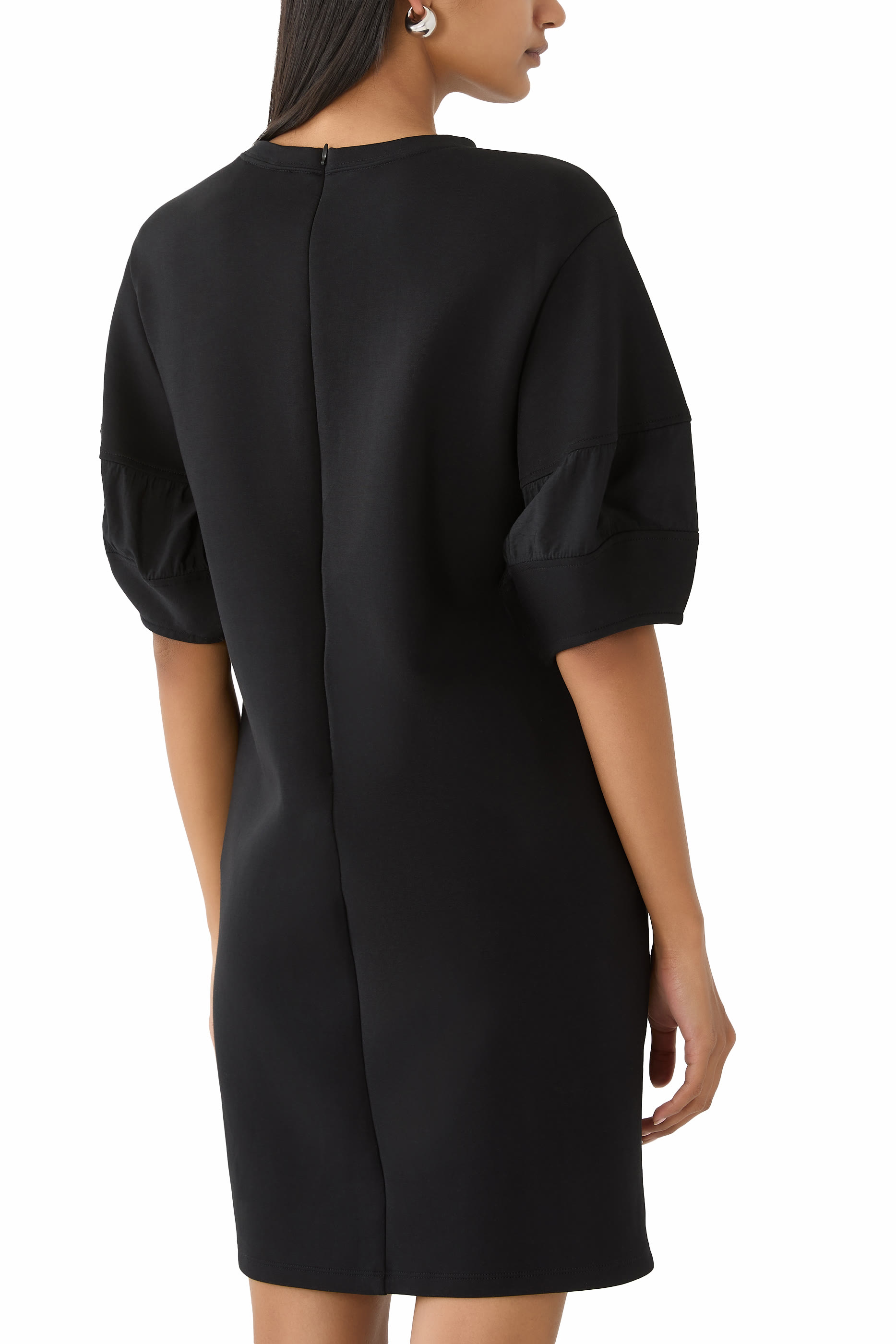 Stretch Double Jersey Dress with Rayon Insert 