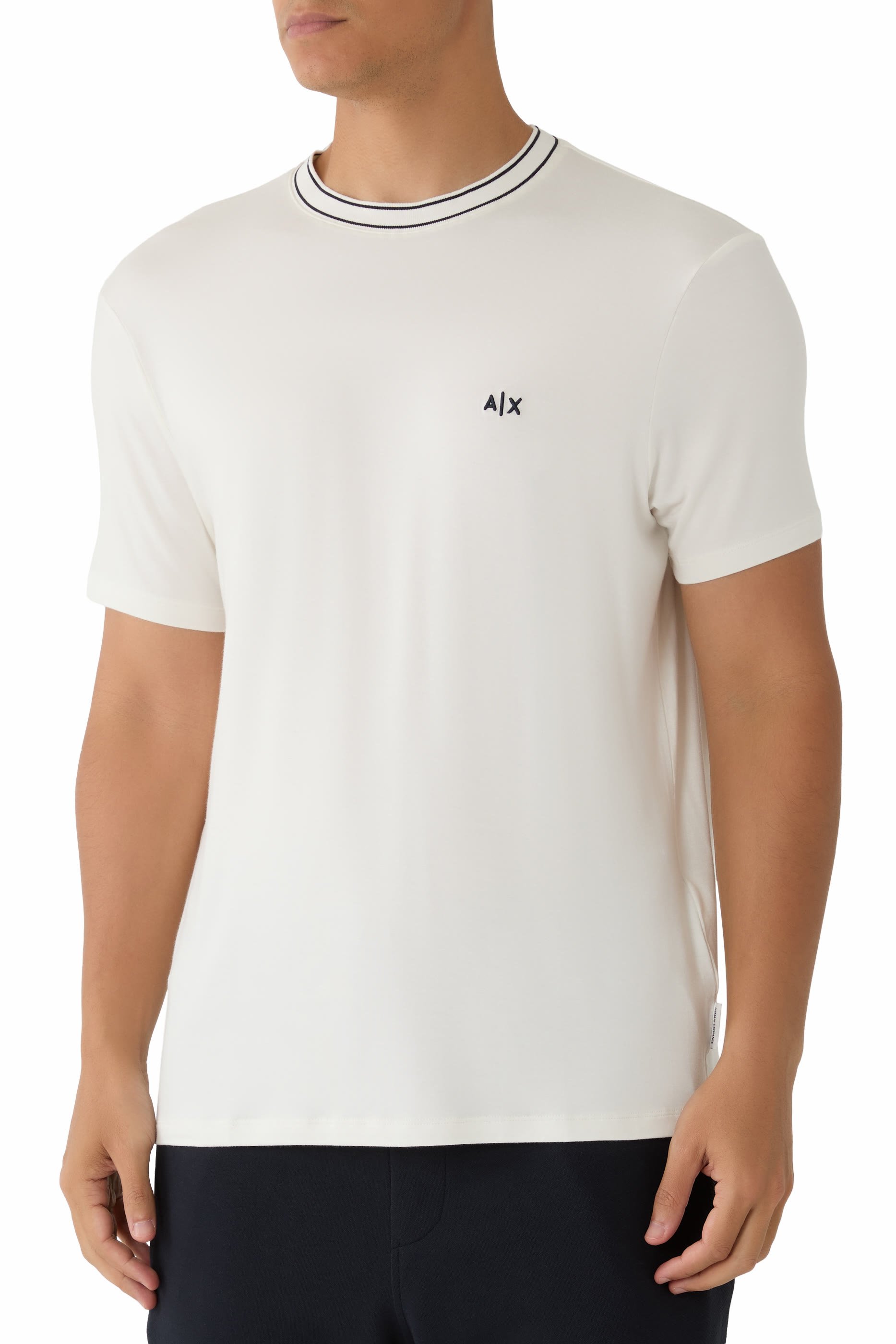 AX Logo  Cotton-Jersey T-Shirt