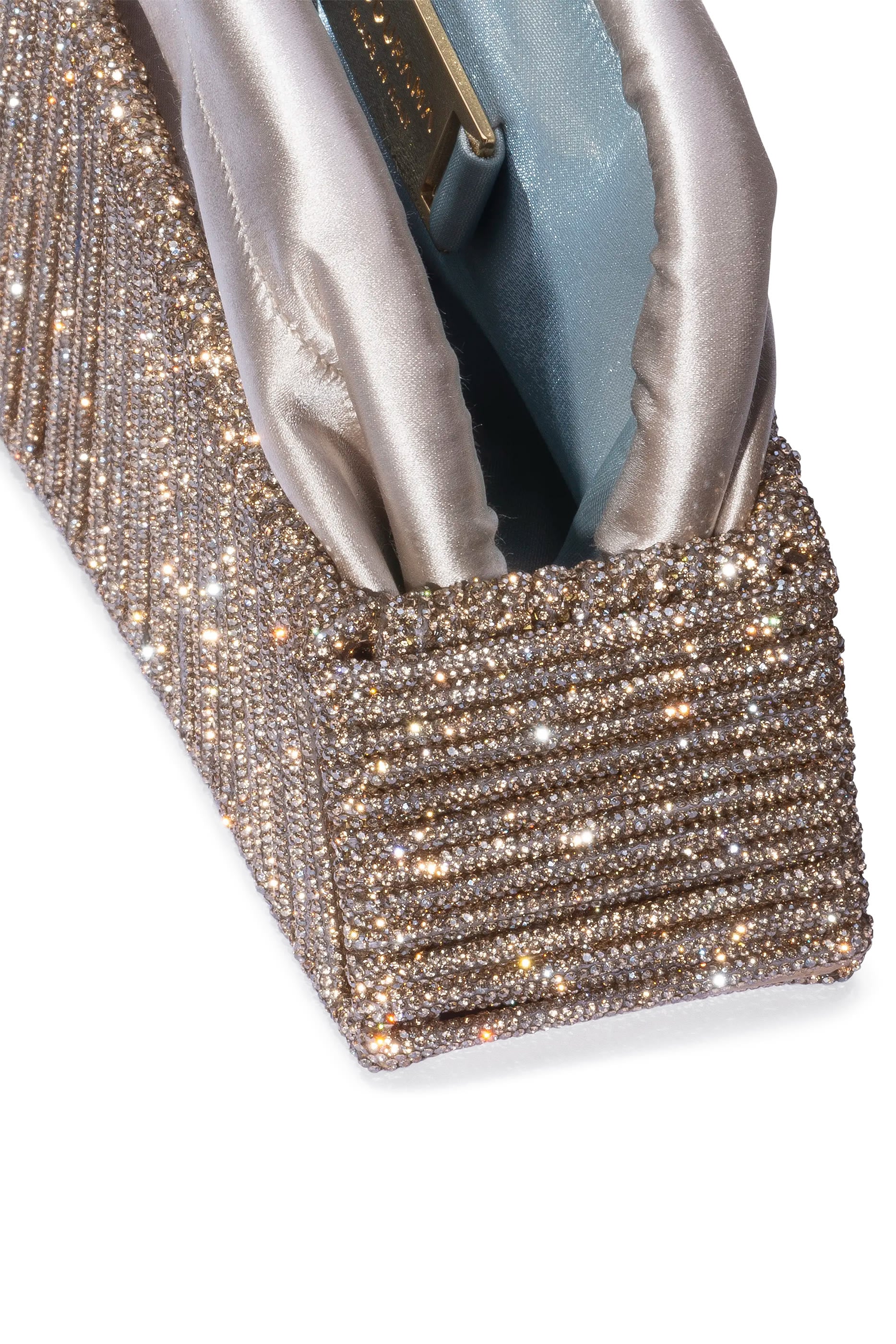 Saturnia Hand-Woven Jewel Clutch 