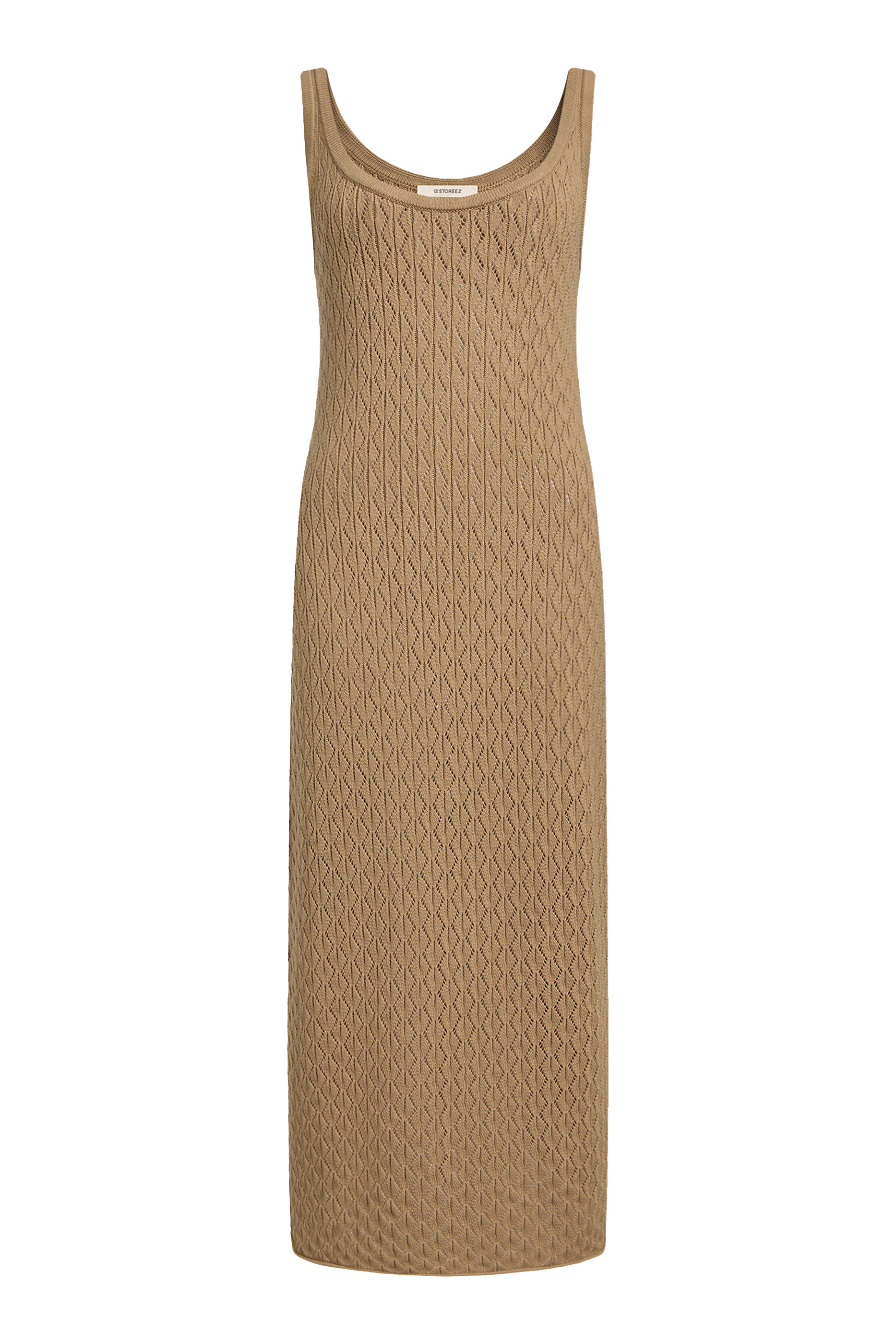 Cotton Knit Maxi Dress