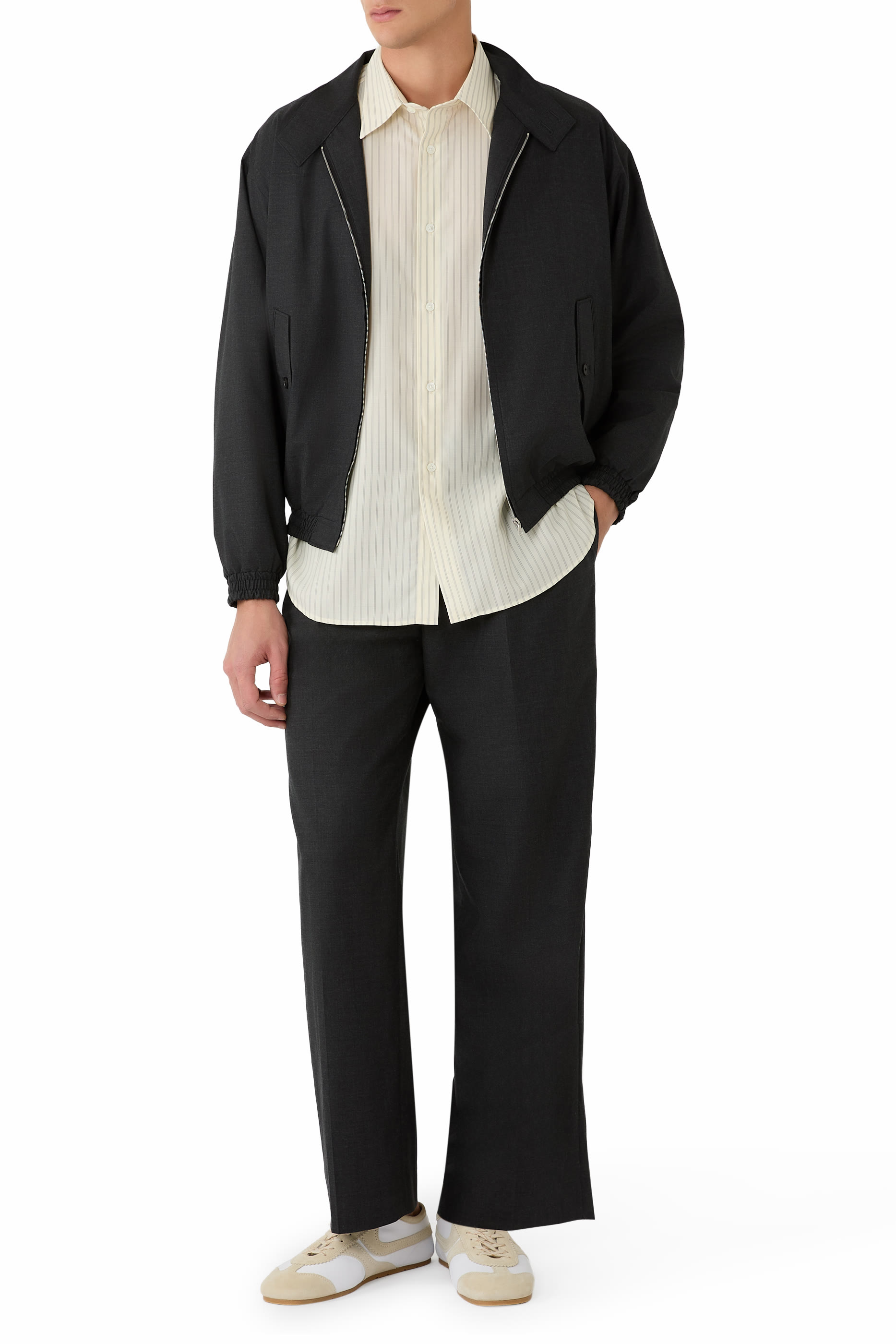 Super Fine Wool Stripe Shirt